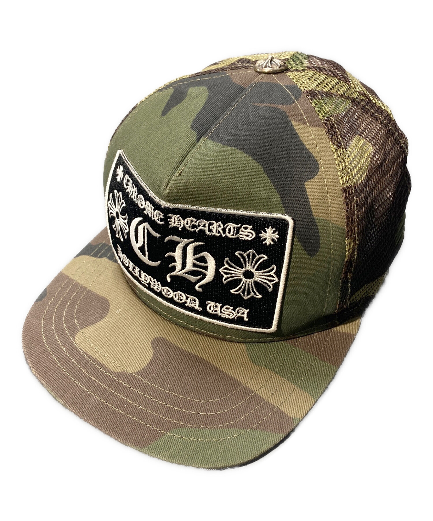 CHROME HEARTS クロムハーツ 迷彩トラッカーハット 中古・古着通販】CHROME HEARTS (クロムハーツ) CH PATCH CAMO TRUCKER