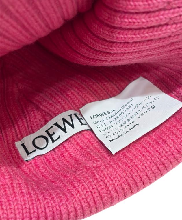 LOEWE ピンク ニット帽 LOEWE（ロエベ） LOEWE 2025秋冬メンズ ビーニー【ライトピンク