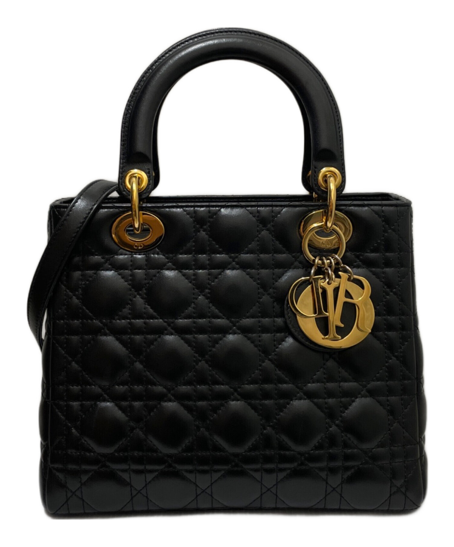 Christian Dior　レディディオール　レザー　傷み有り　中古品 中古・古着通販】Christian Dior (クリスチャン ディオール) レディ