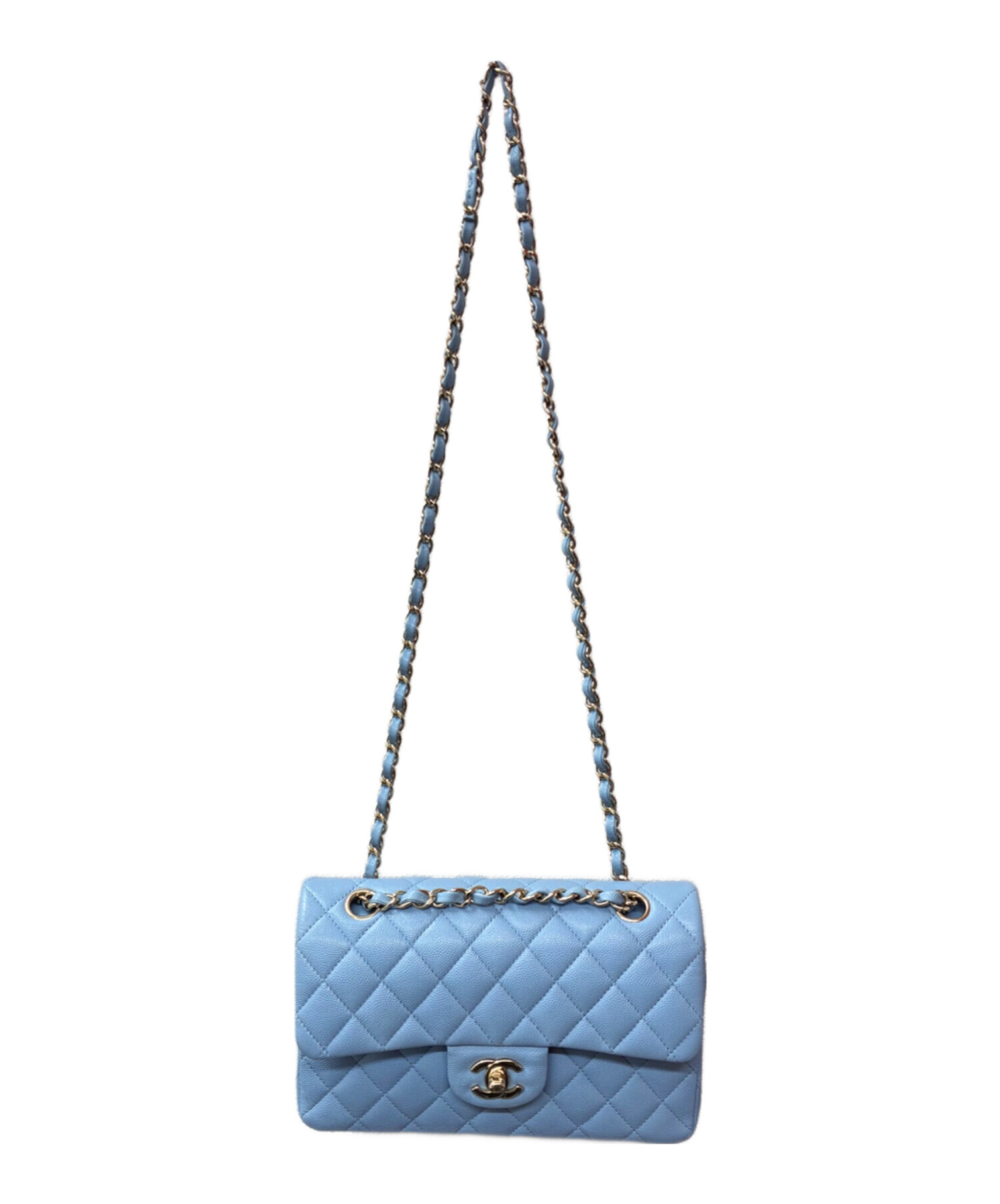 青い空シャネルマトラッセ23㎝ CHANEL - 青い空様専用シャネルマトラッセ23㎝の通販 by ハロ's shop
