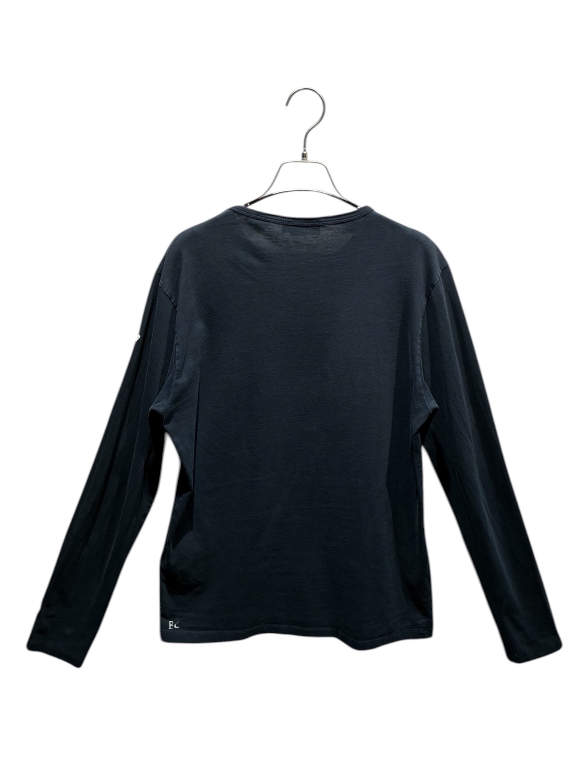 中古・古着通販】MONCLER (モンクレール) 長袖Tシャツ ネイビー サイズ