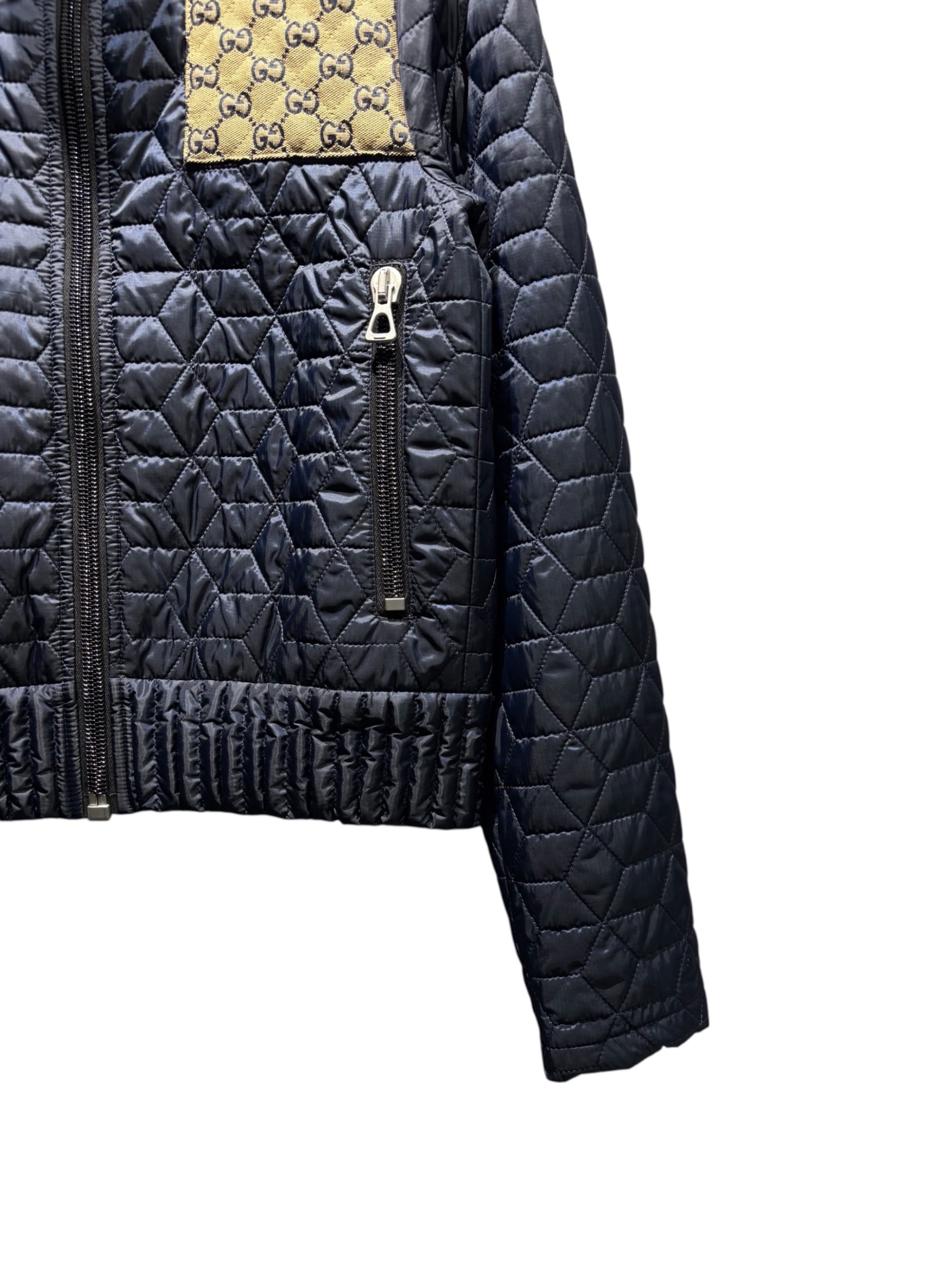 中古・古着通販】GUCCI (グッチ) GGファブリック切替キルティング