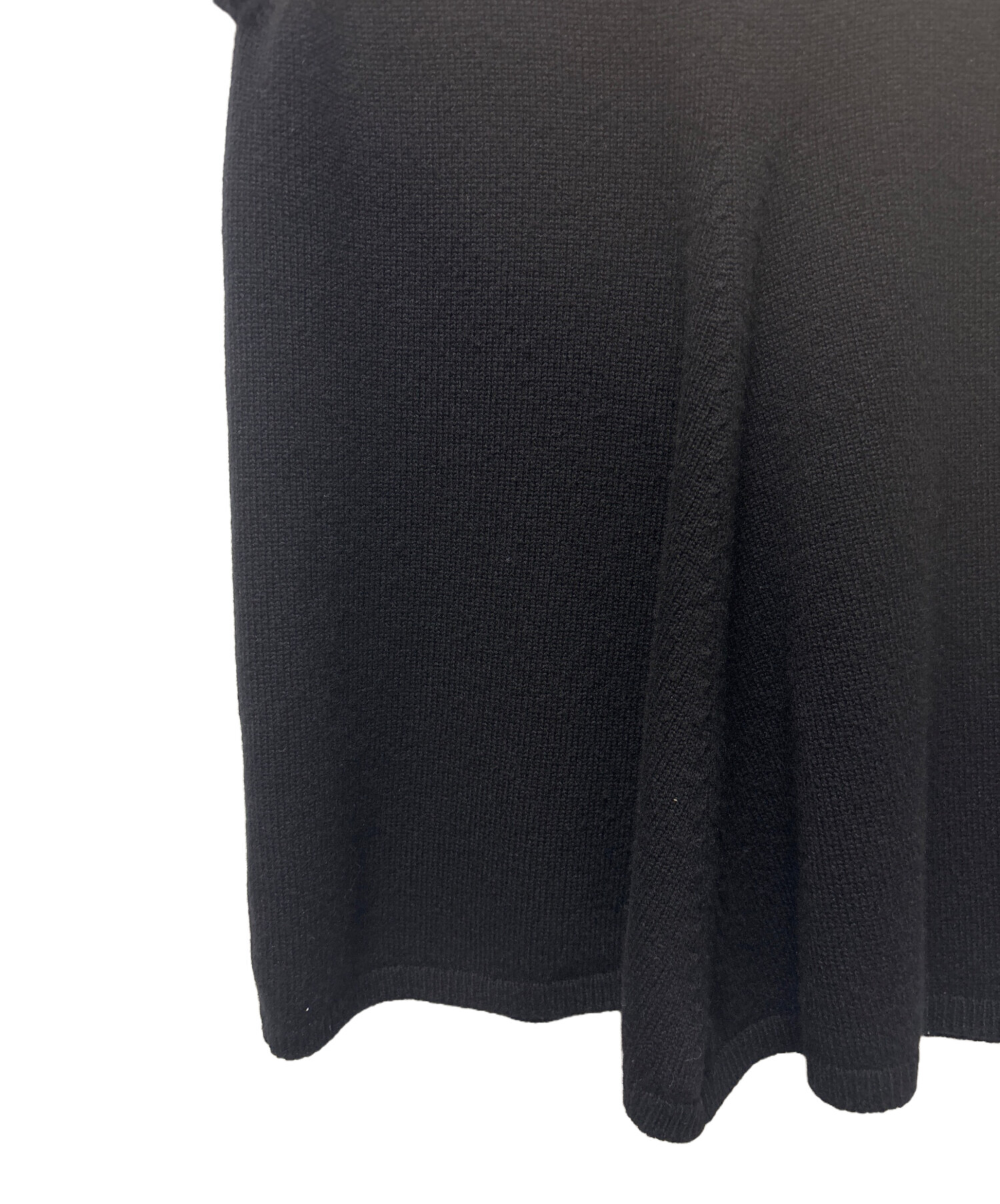 中古・古着通販】HERMES (エルメス) カシミヤ半袖ニット ブラック