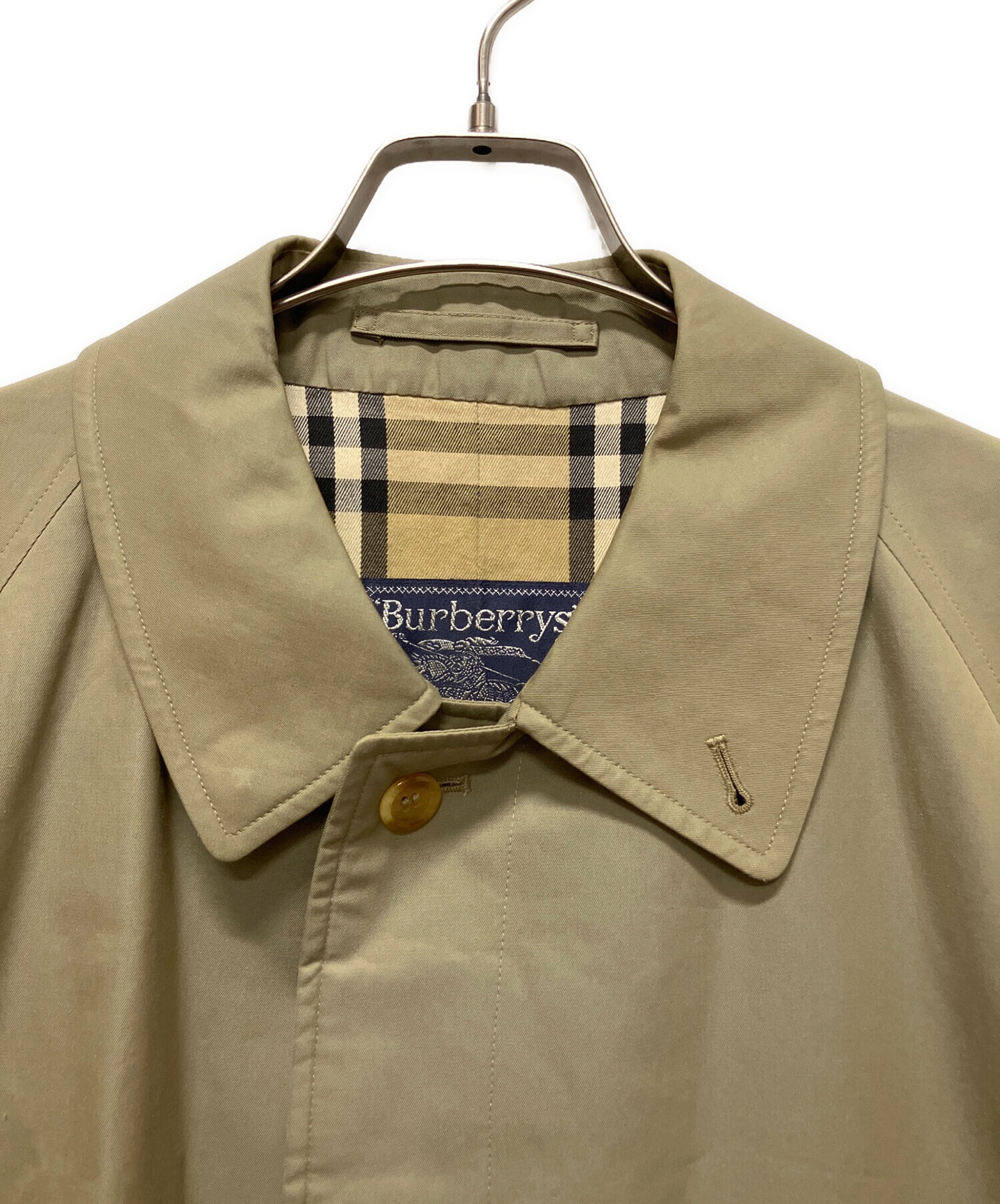 中古・古着通販】Burberry's (バーバリー) ステンカラーコート カーキ