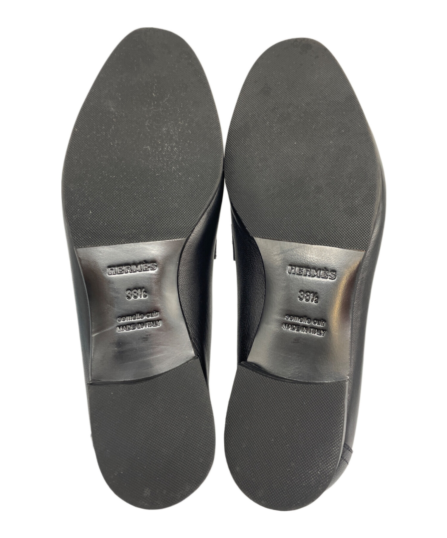 中古・古着通販】HERMES (エルメス) コンスタンスローファー ブラック