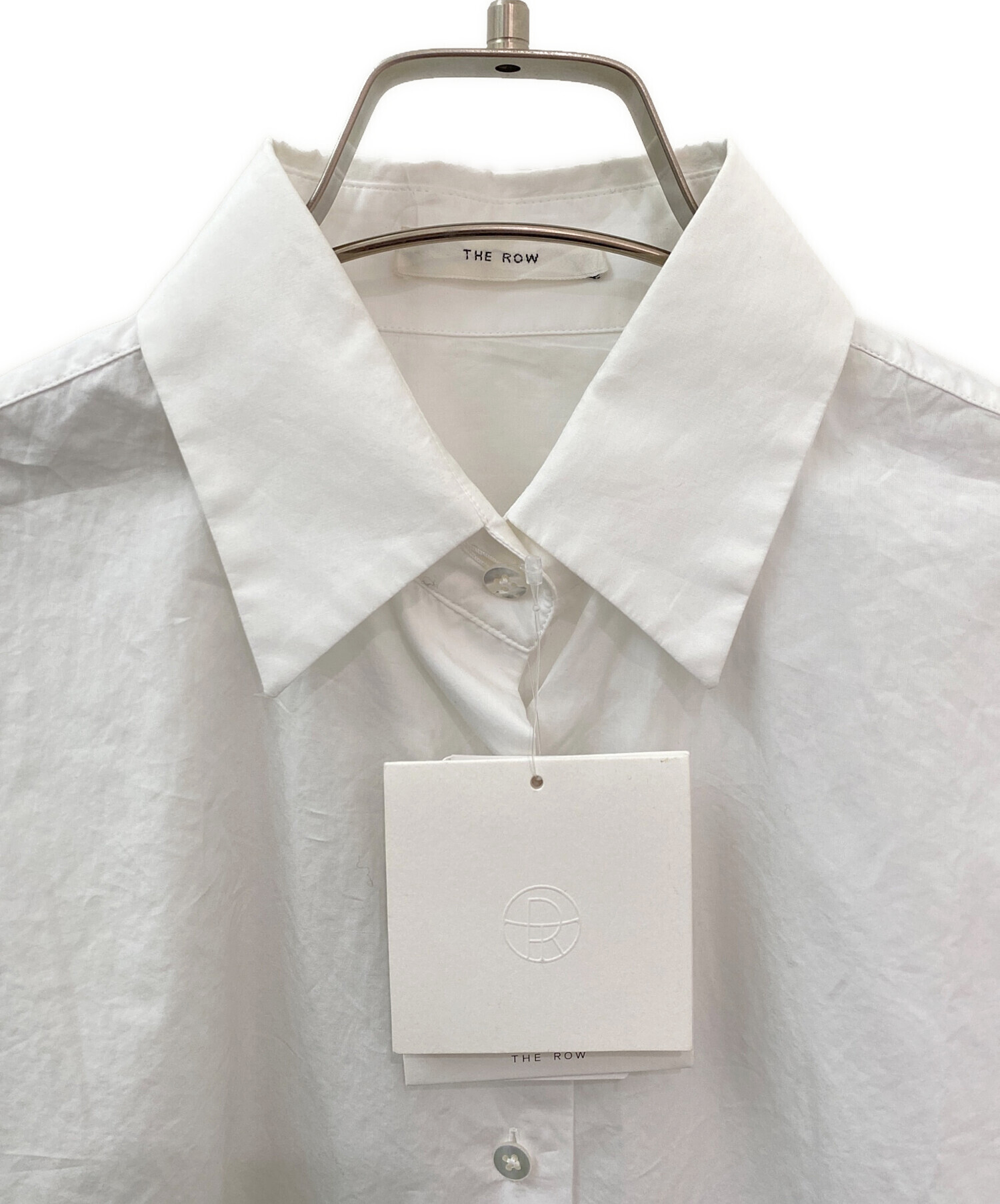 therow ザロウ 白シャツ THE ROW ザ ロウ オーバーサイズ シャツ/LUKA SHIRT レディース