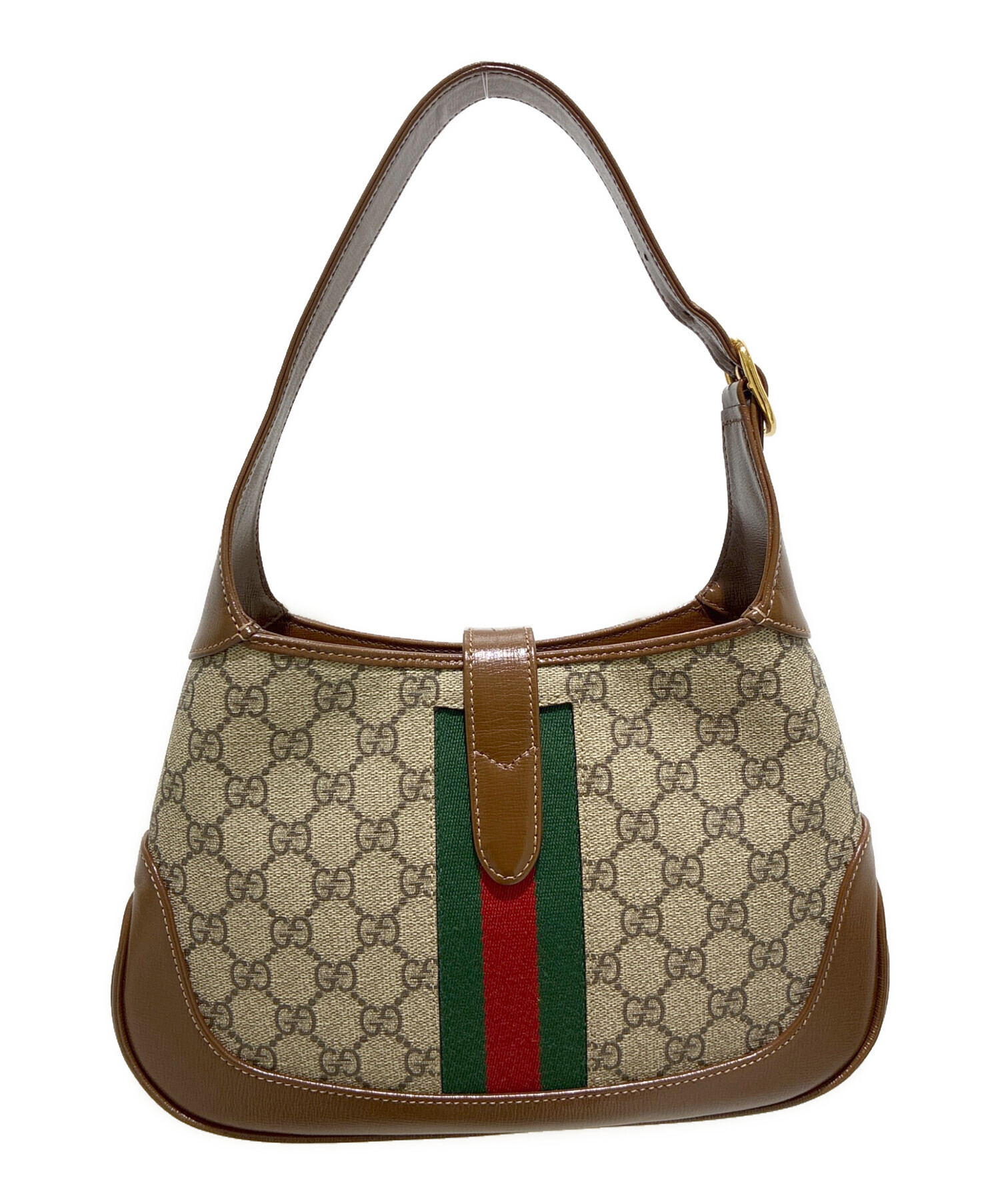 GUCCI グッチ バッグ 2way ニュージャッキー 中古・古着通販】GUCCI (グッチ) ジャッキー1961/2WAYバッグ ブラウン