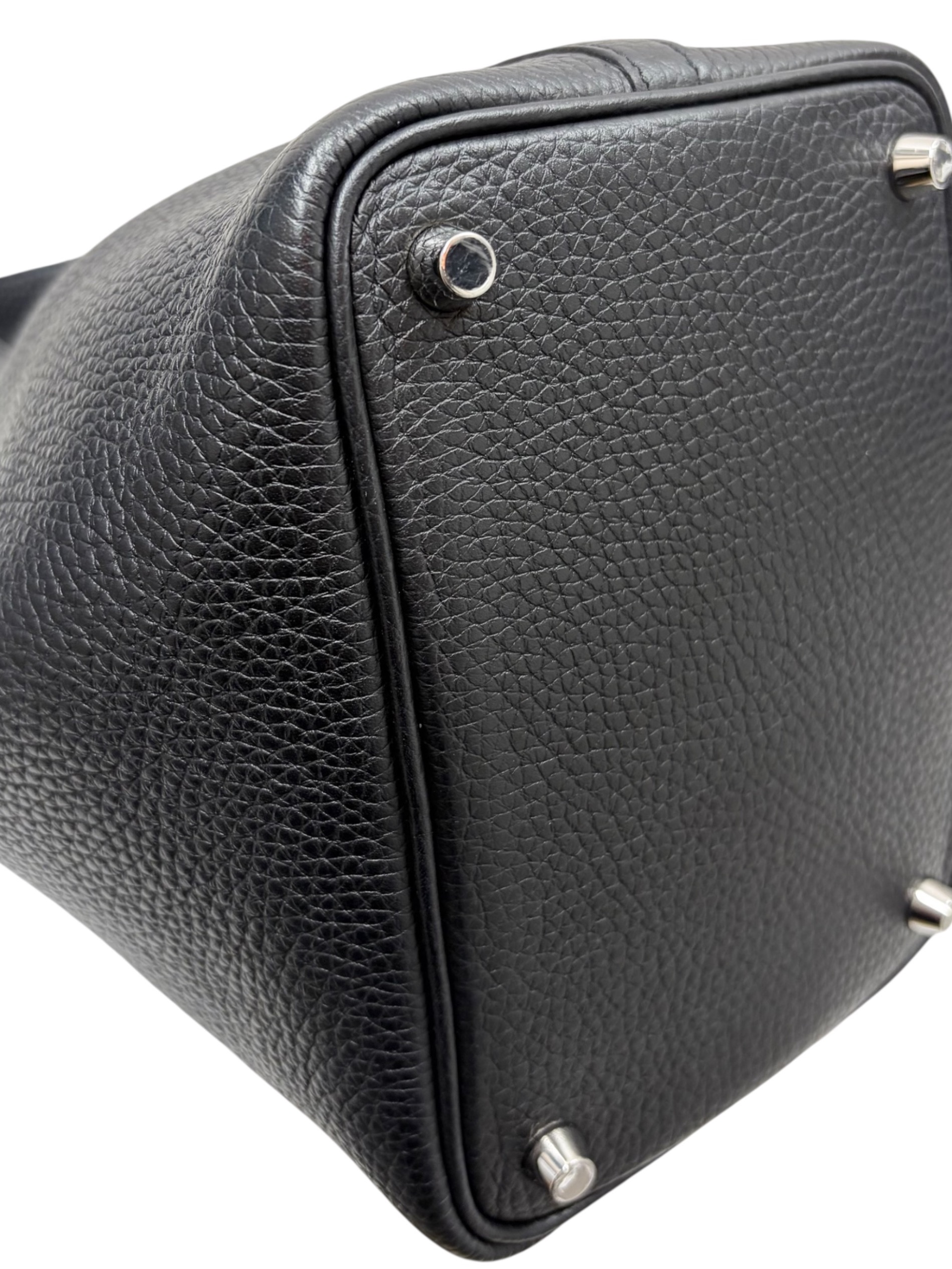 中古・古着通販】HERMES (エルメス) ピコタンロックPM ブラック サイズ