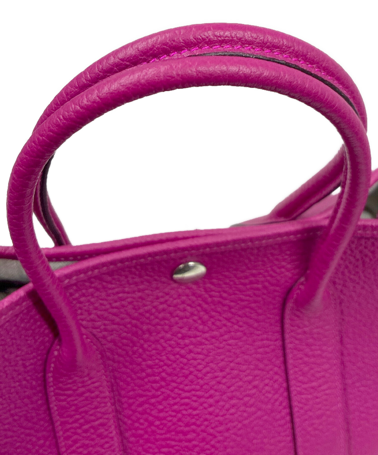 美品　ガーデンパーティーPM ローズパープル　ピンク　カントリー 中古・古着通販】HERMES (エルメス) Garden Party TPM ガーデン