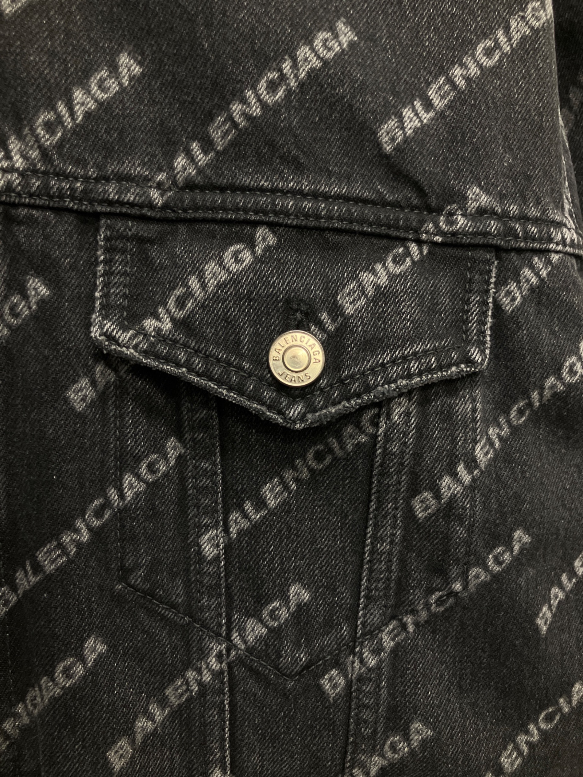中古・古着通販】BALENCIAGA (バレンシアガ) BB Denim Jacket/BB