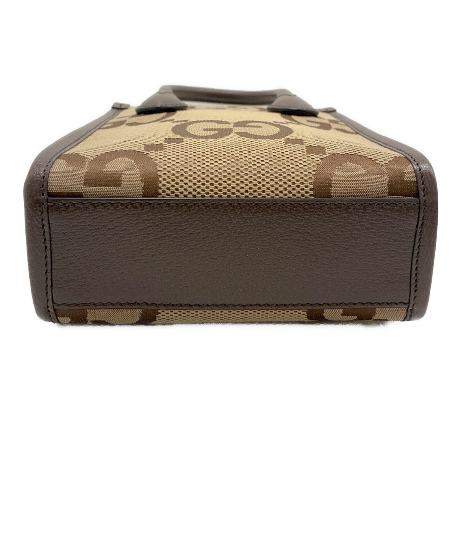 中古・古着通販】GUCCI (グッチ) ジャンボGGキャンバス 2WAYバッグ