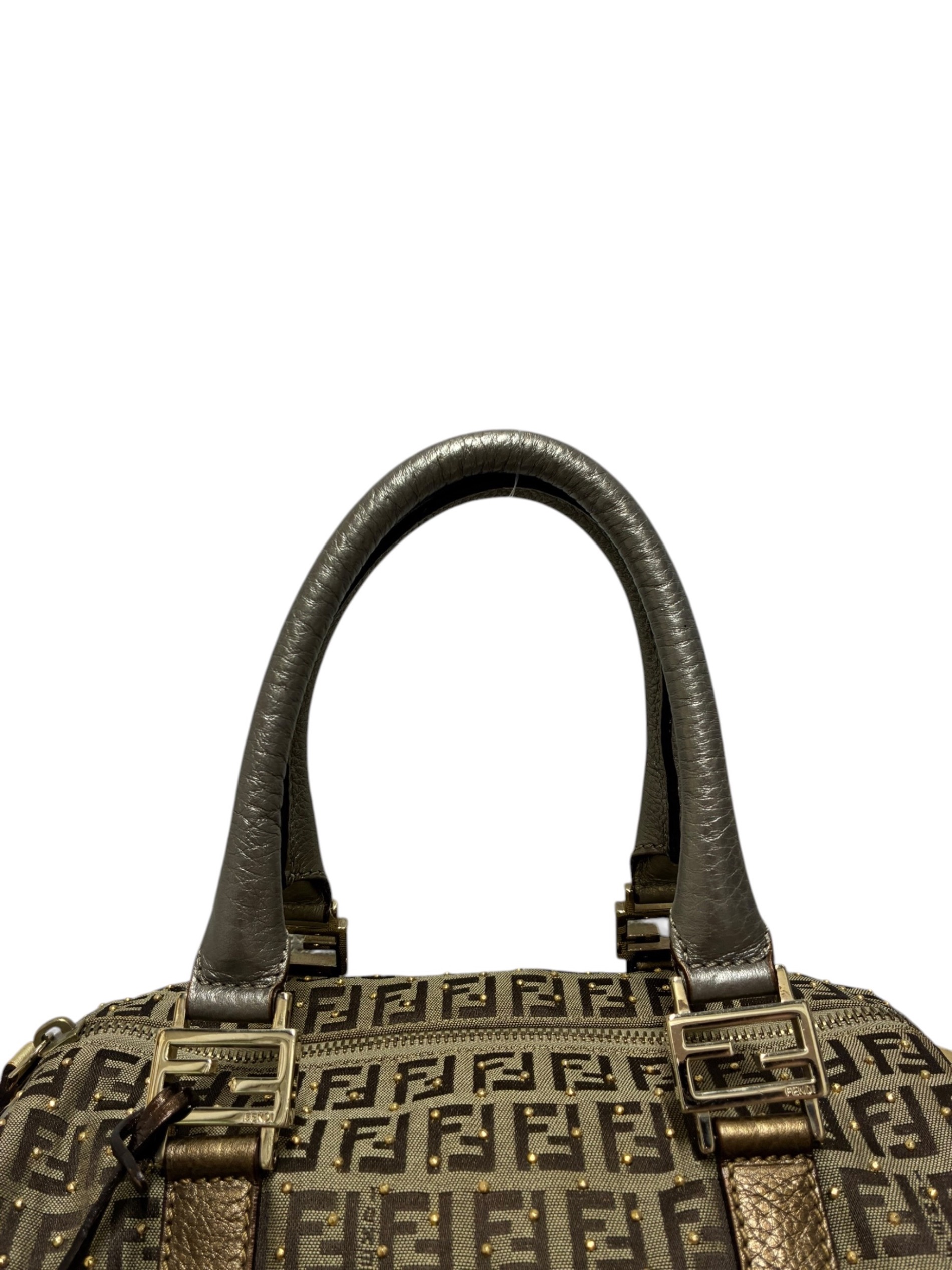 中古・古着通販】FENDI (フェンディ) スタッズミニボストンバッグ