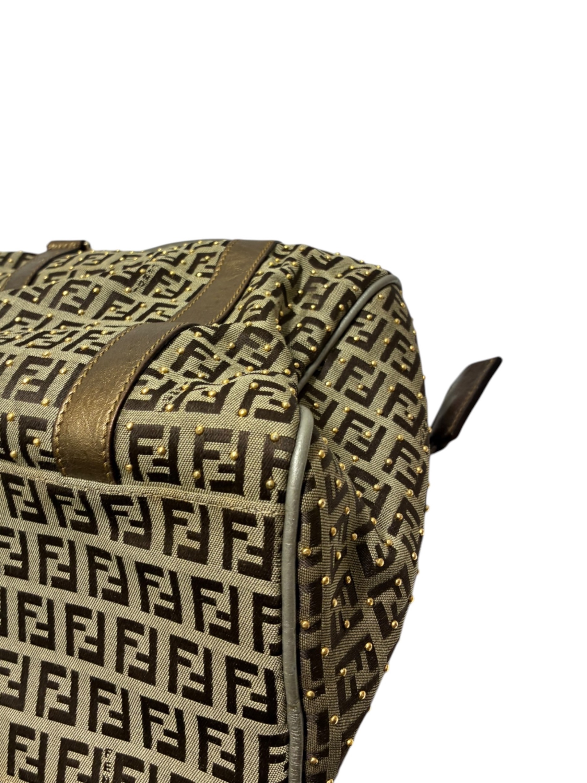 中古・古着通販】FENDI (フェンディ) スタッズミニボストンバッグ