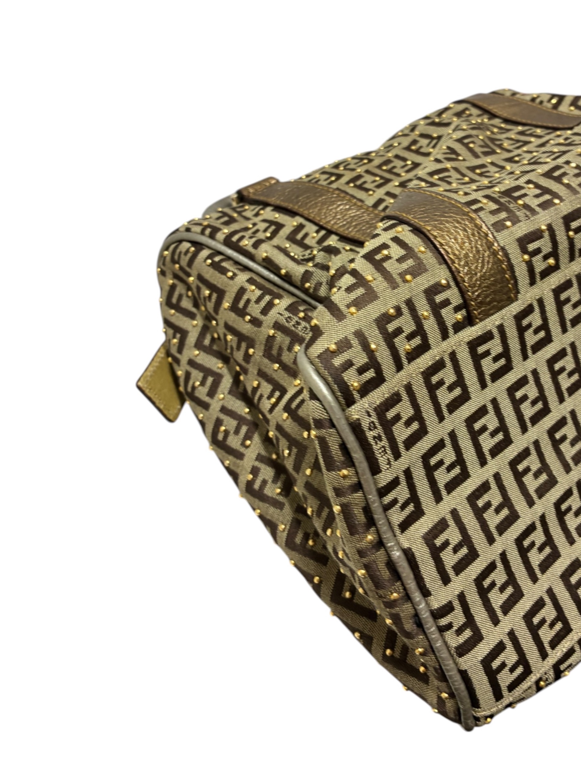 中古・古着通販】FENDI (フェンディ) スタッズミニボストンバッグ
