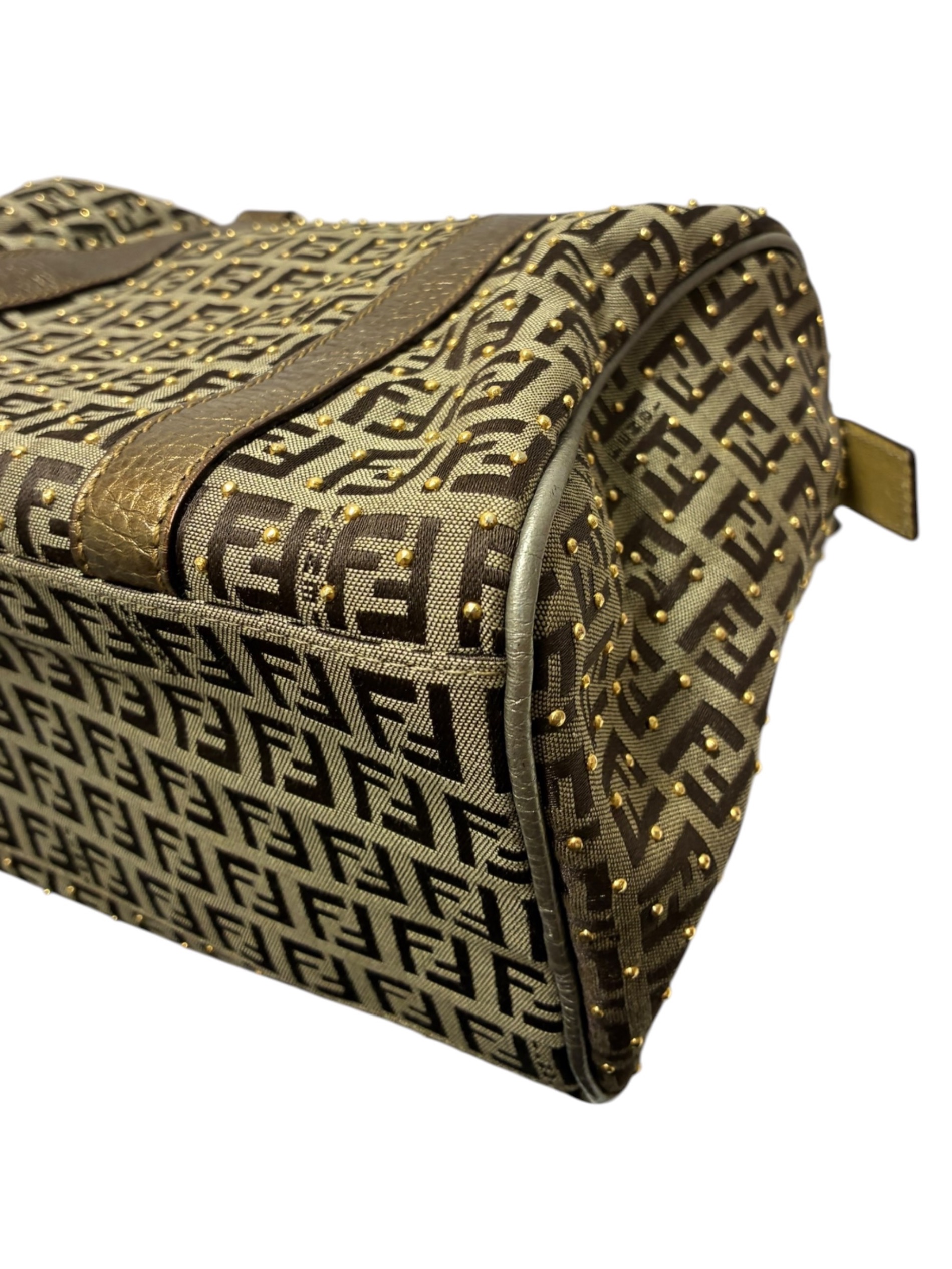 中古・古着通販】FENDI (フェンディ) スタッズミニボストンバッグ