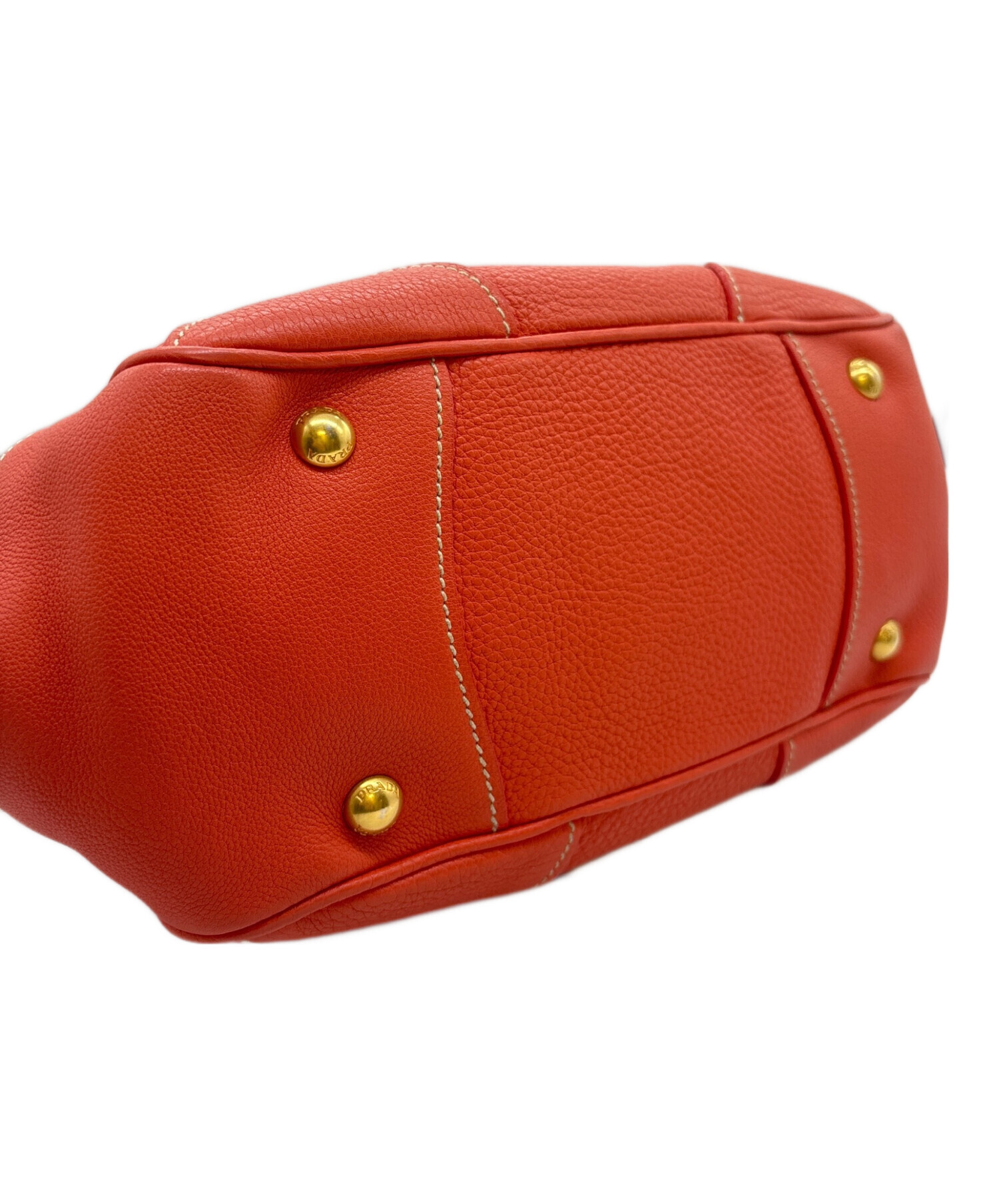 中古・古着通販】PRADA (プラダ) ハンドバッグ BR3869 オレンジ