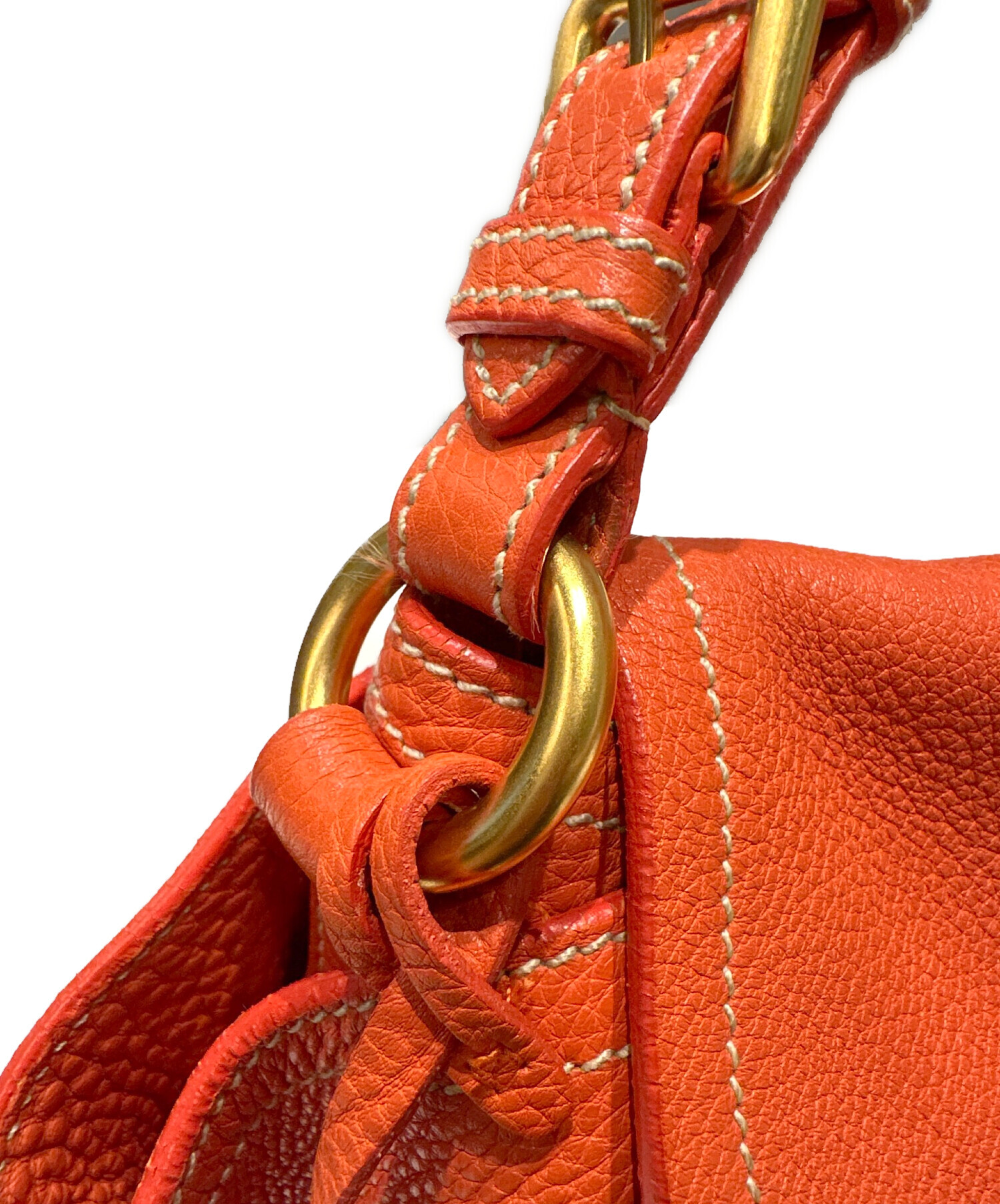 中古・古着通販】PRADA (プラダ) ハンドバッグ BR3869 オレンジ