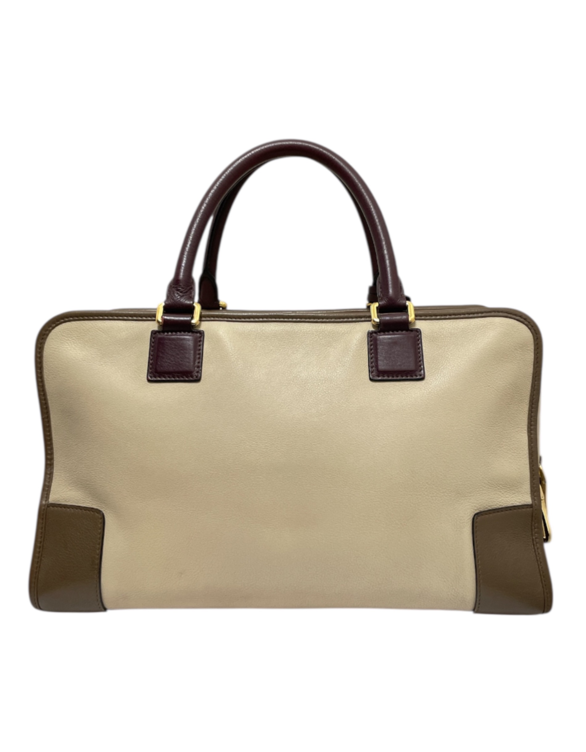 中古・古着通販】LOEWE (ロエベ) アマソナ36 ベージュ×ブラウン サイズ