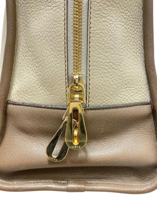 中古・古着通販】LOEWE (ロエベ) アマソナ36 ベージュ×ブラウン サイズ