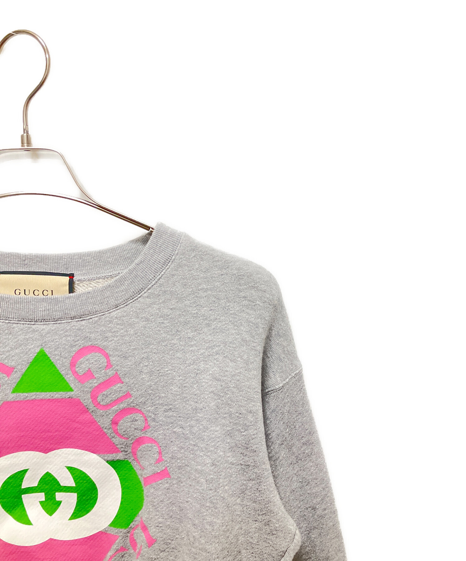 中古・古着通販】GUCCI (グッチ) Cropped Long Sleeve Sweatshirt