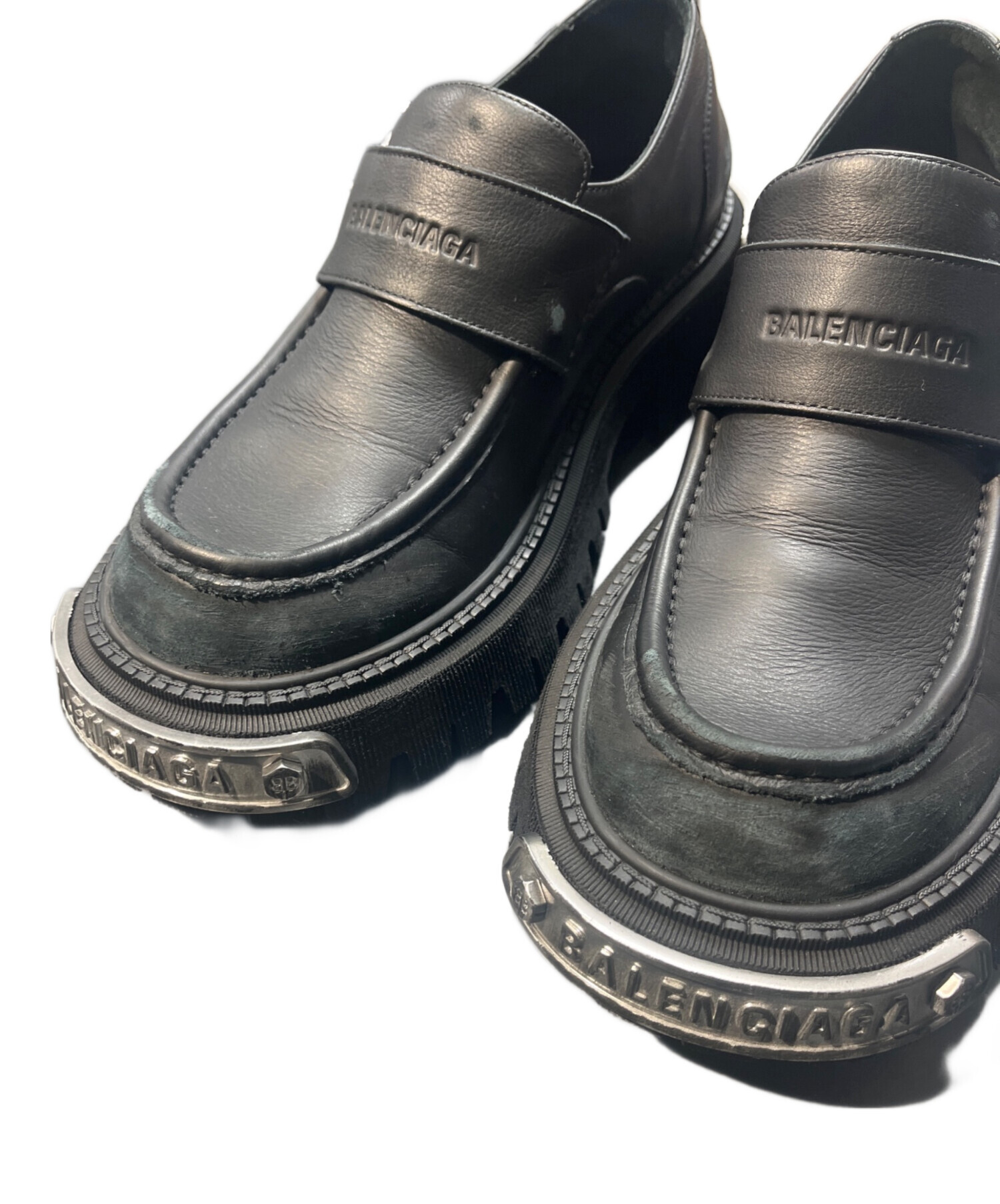 中古・古着通販】BALENCIAGA (バレンシアガ) TRACTOR LOAFER HARDCROCS