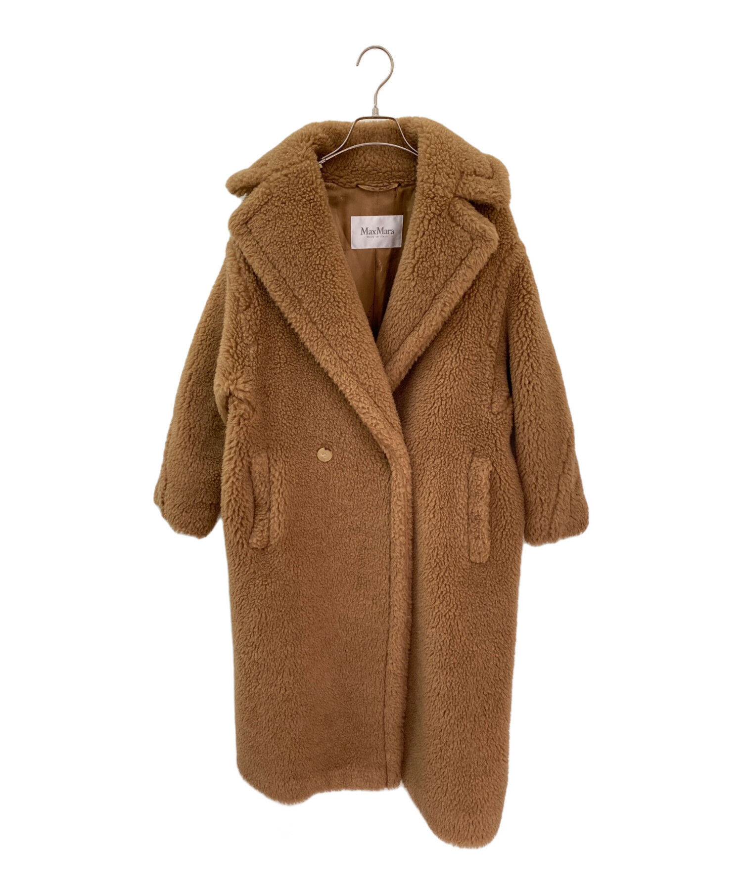 中古・古着通販】MaxMara (マックスマーラ) テディベアコート キャメル
