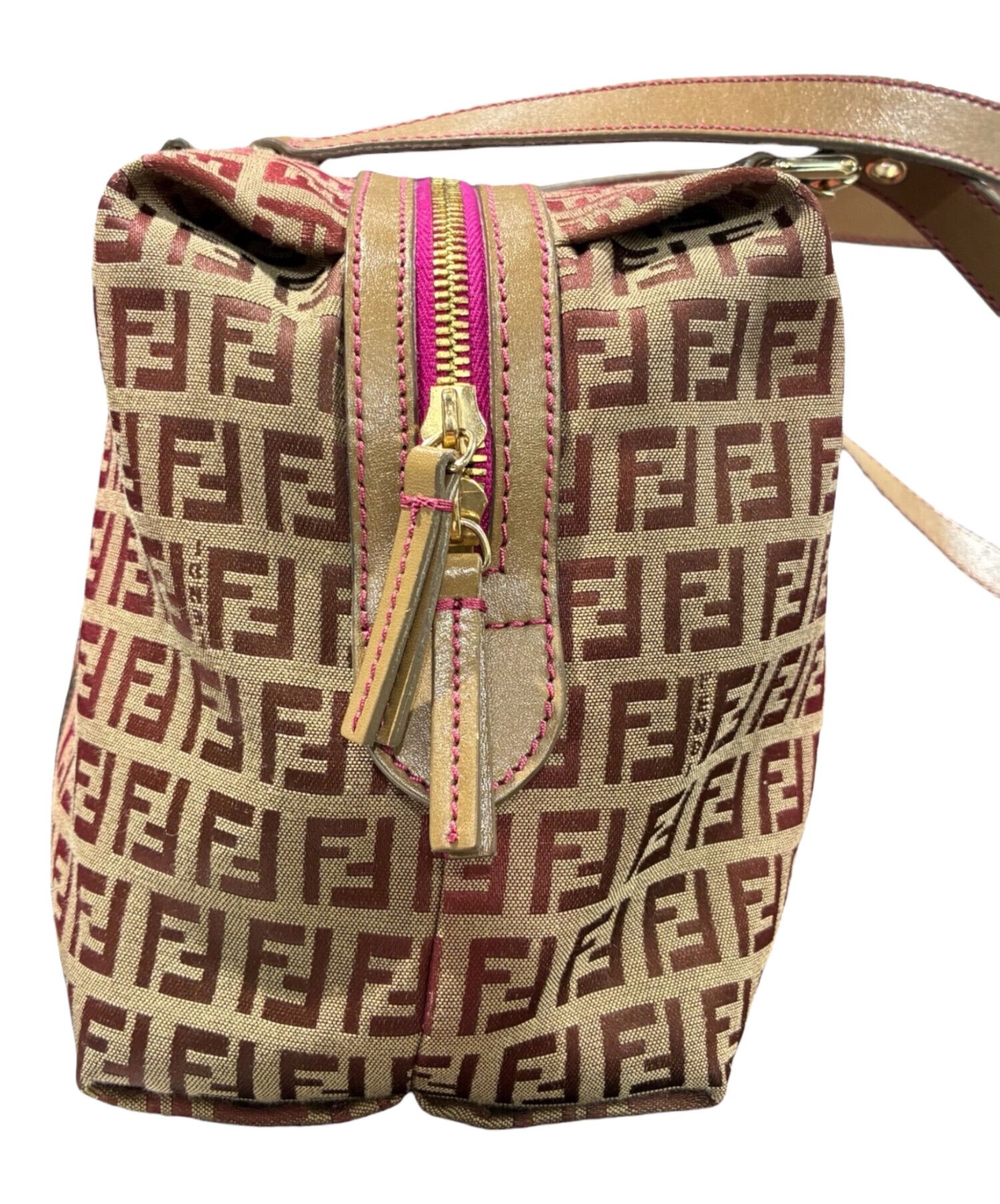 中古・古着通販】FENDI (フェンディ) ボストンバッグ/8BL106 ブラウン