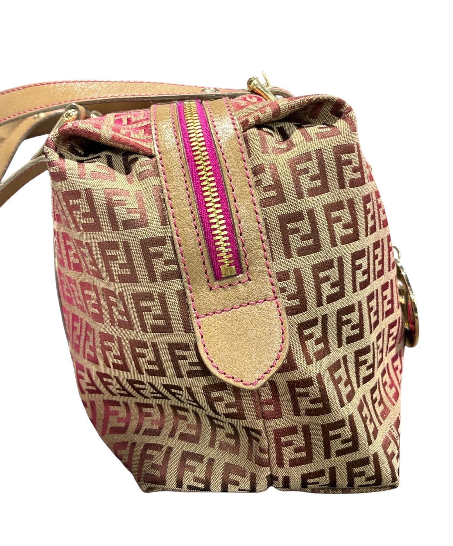 中古・古着通販】FENDI (フェンディ) ボストンバッグ/8BL106 ブラウン