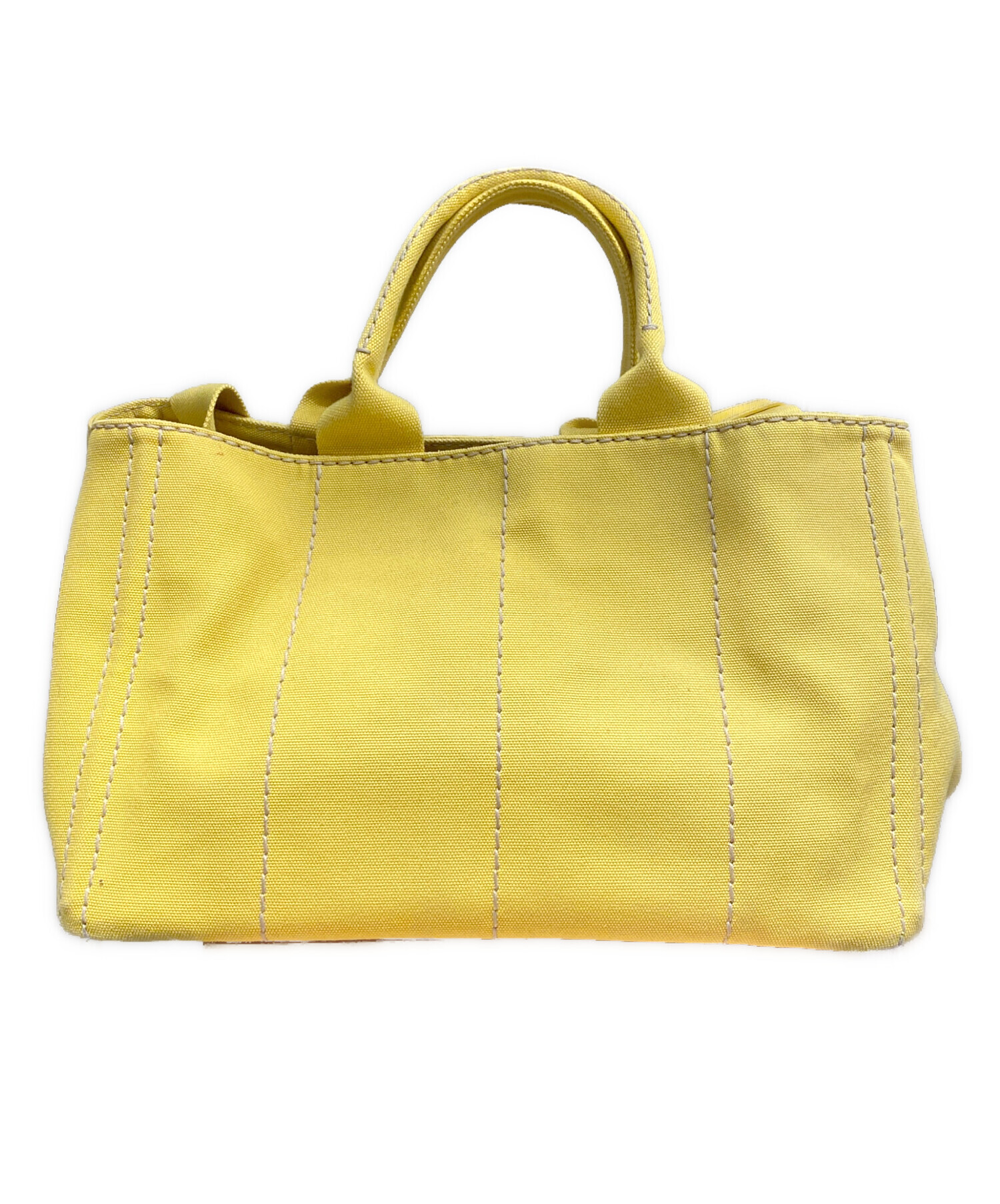中古・古着通販】PRADA (プラダ) カナパM イエロー サイズ:M
