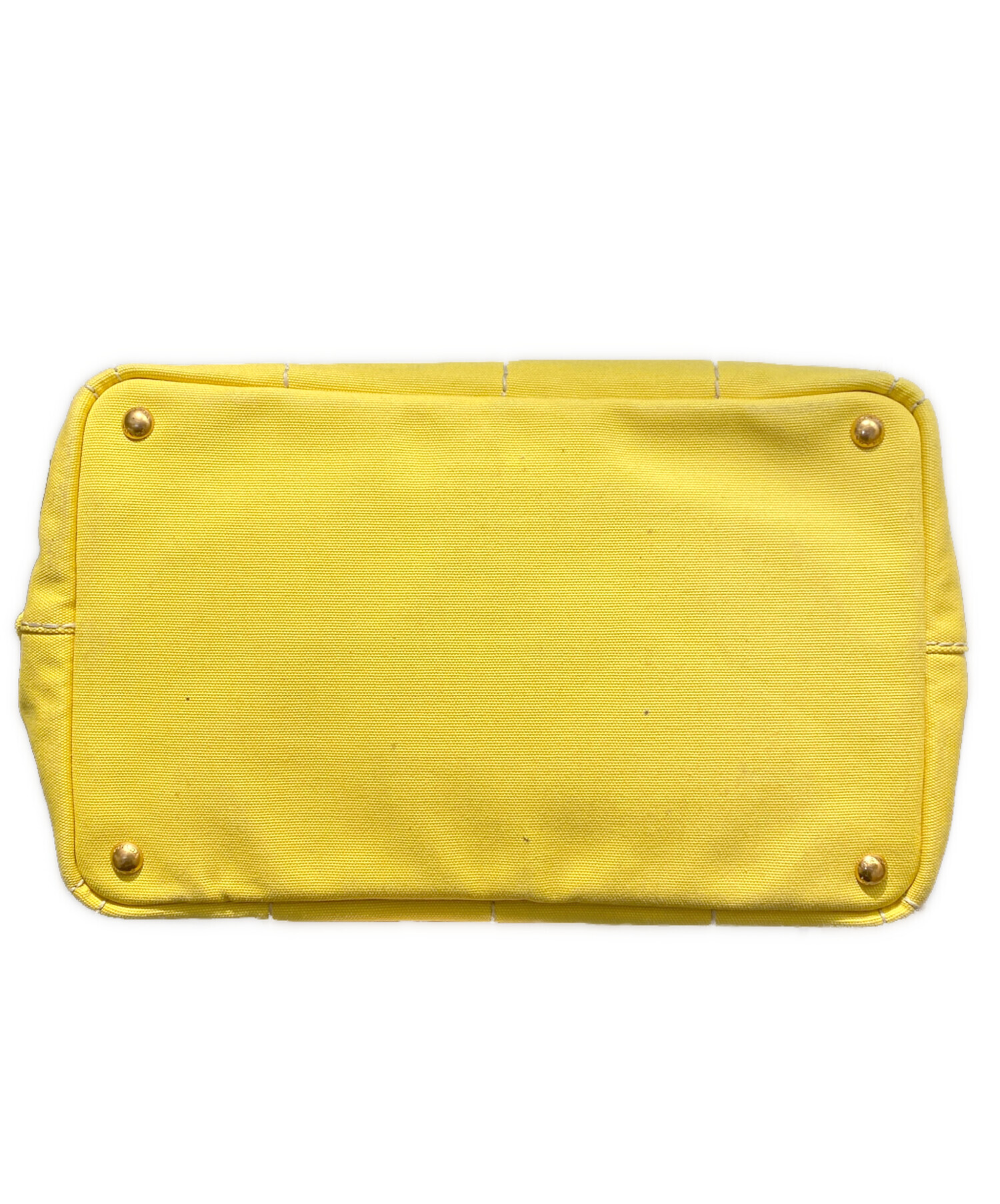 中古・古着通販】PRADA (プラダ) カナパM イエロー サイズ:M
