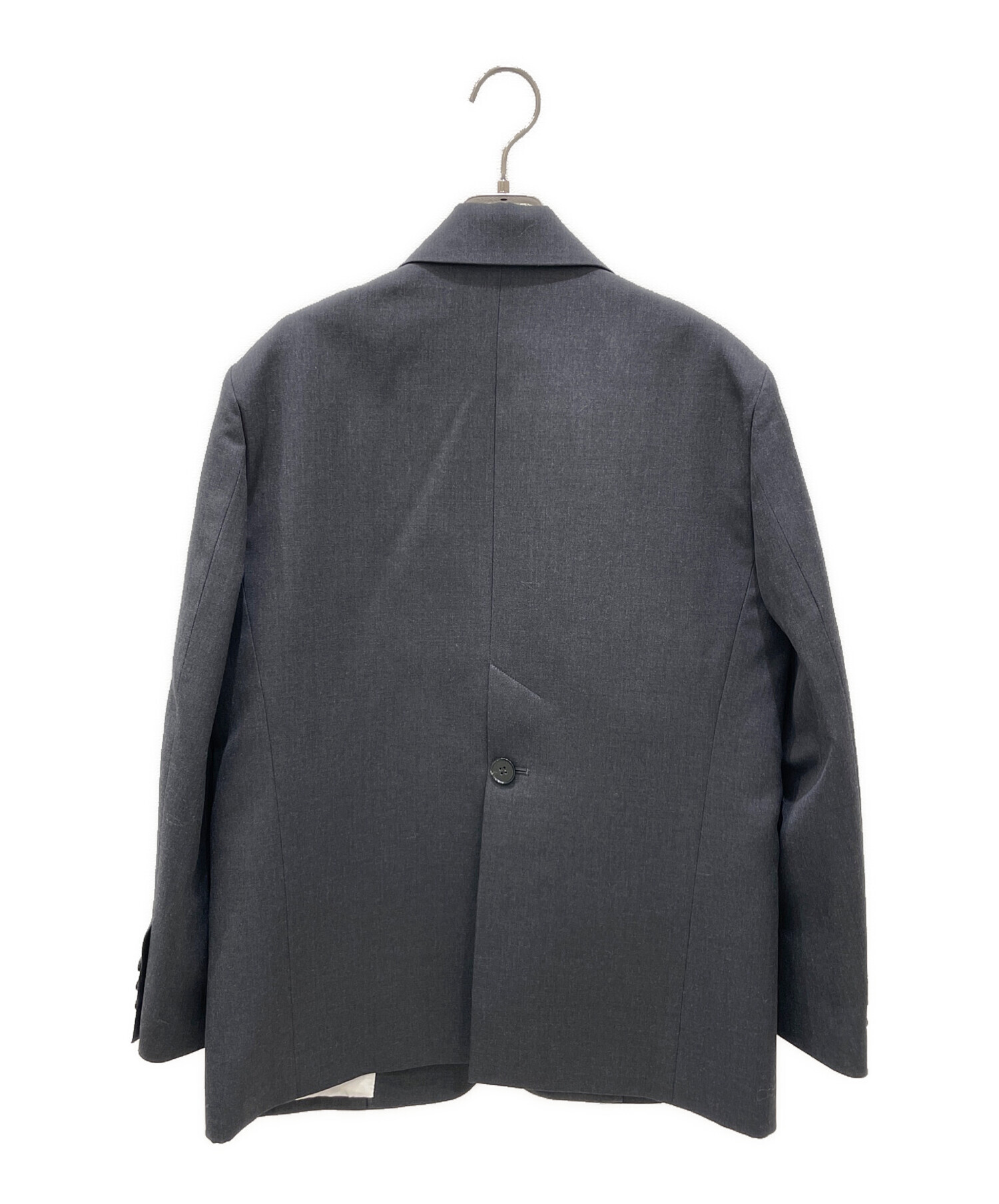 ENFOLD 2025ダークグレー ジャケット 中古・古着通販】ENFOLD (エンフォルド) BOX OVER TAILORED JACKET