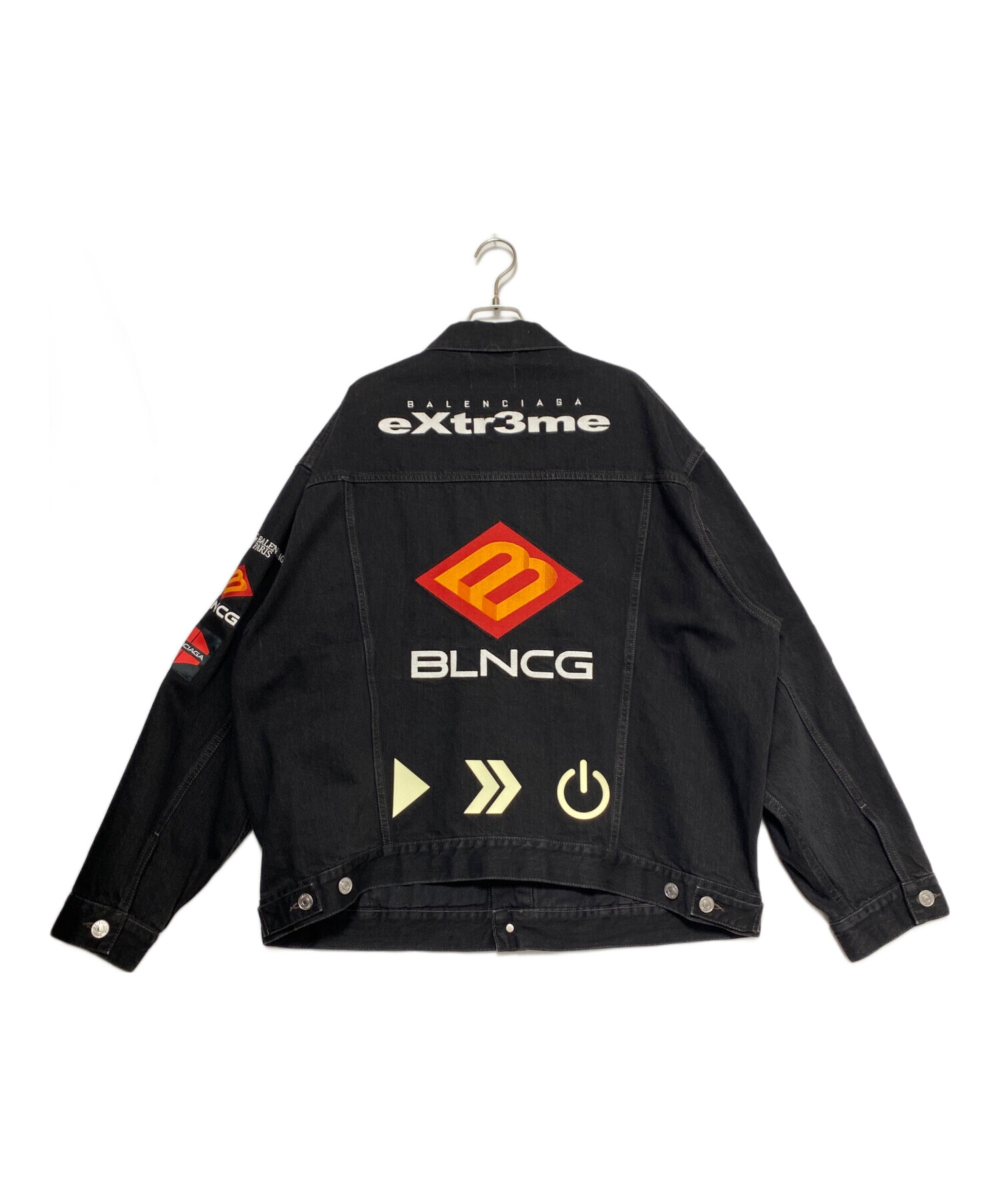 中古・古着通販】BALENCIAGA (バレンシアガ) GAMER LOGO DENIM JACKET