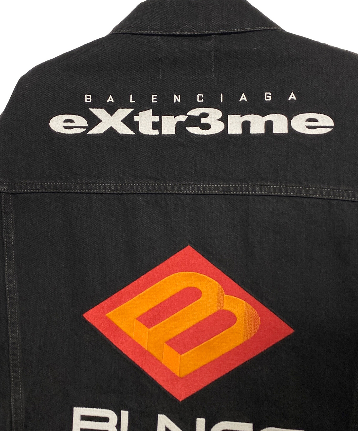 中古・古着通販】BALENCIAGA (バレンシアガ) GAMER LOGO DENIM JACKET