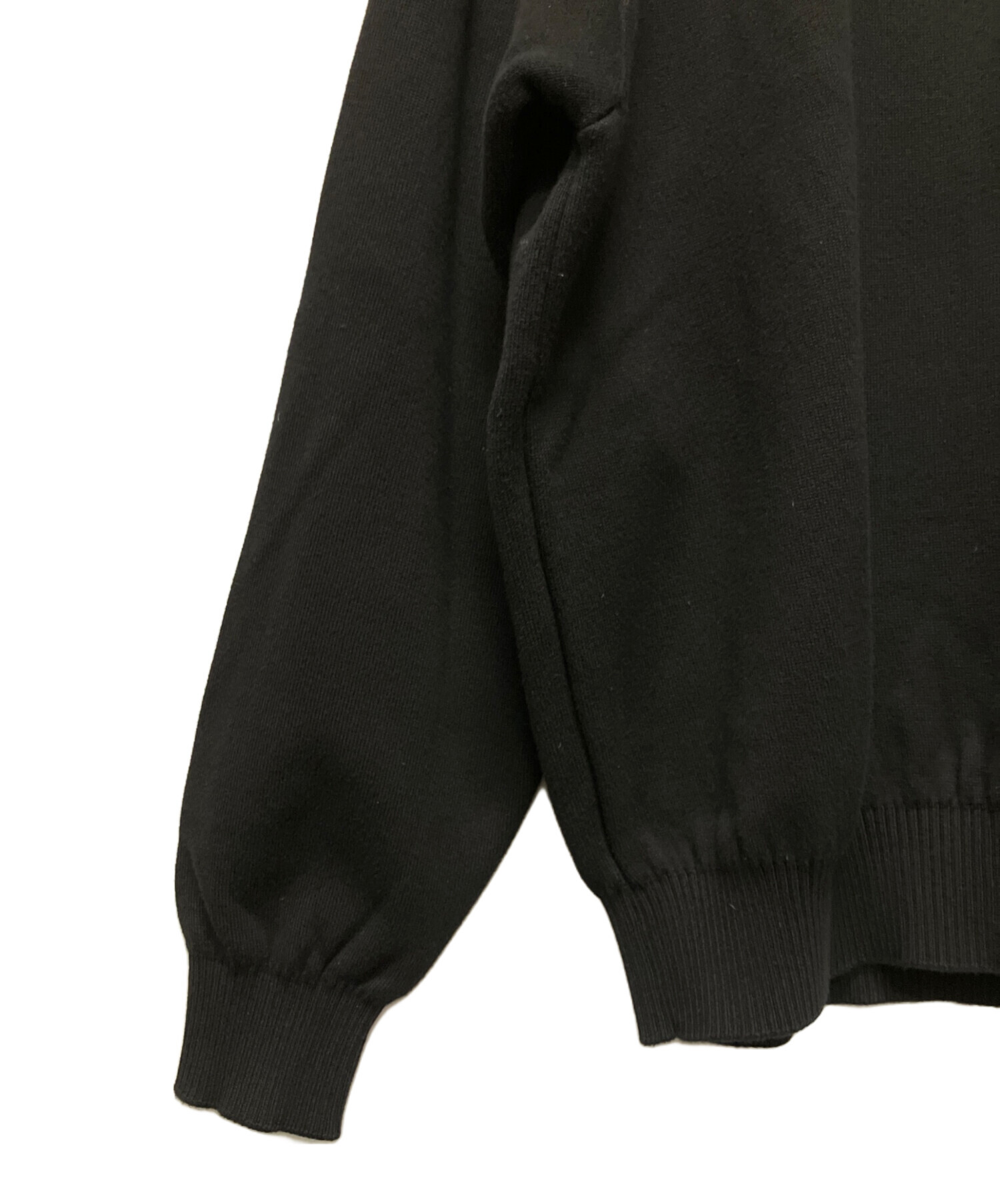 中古・古着通販】BALENCIAGA (バレンシアガ) ロゴ刺繍リブニット