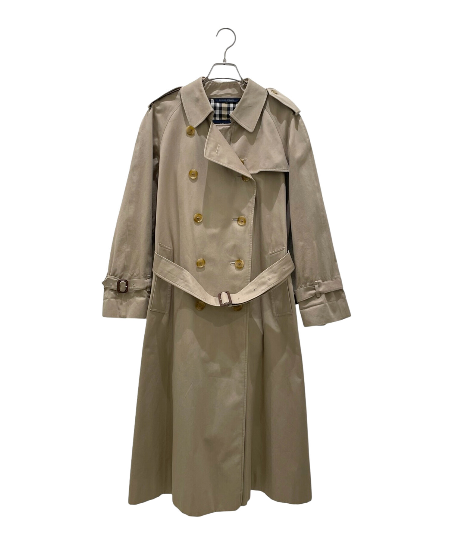 未使用品Burberry's ベージュ トレンチコート 中古・古着通販】Burberry's (バーバリー) トレンチコート ベージュ
