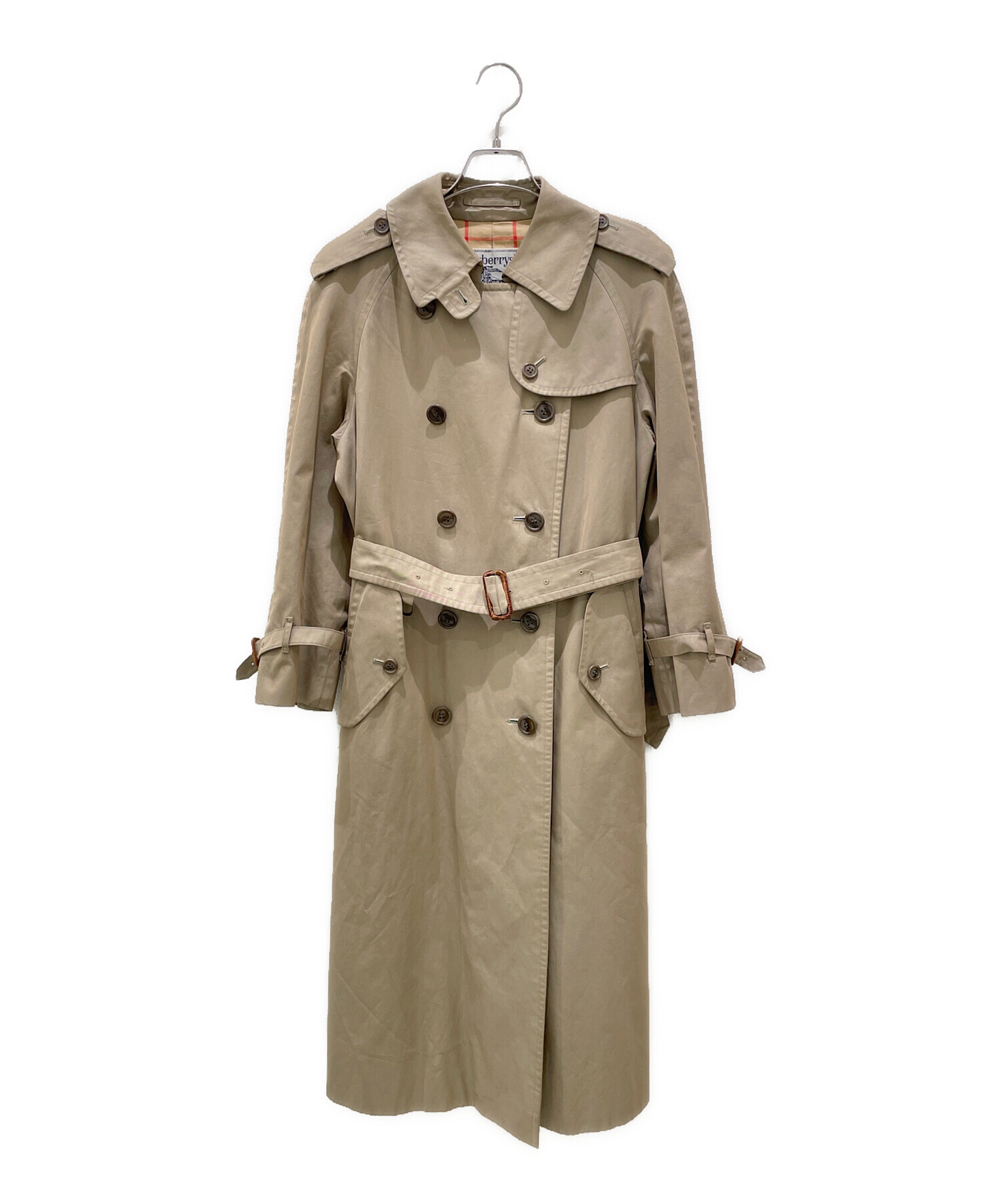 Burberrys ライトベージュ トレンチコート バーバリーズ Burberrys' トレンチコート 衣料品 アウター コットン