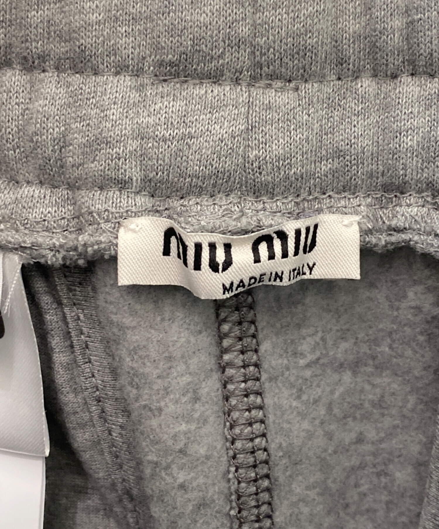 中古・古着通販】MIU MIU (ミュウミュウ) スウェットスタッズハーフ