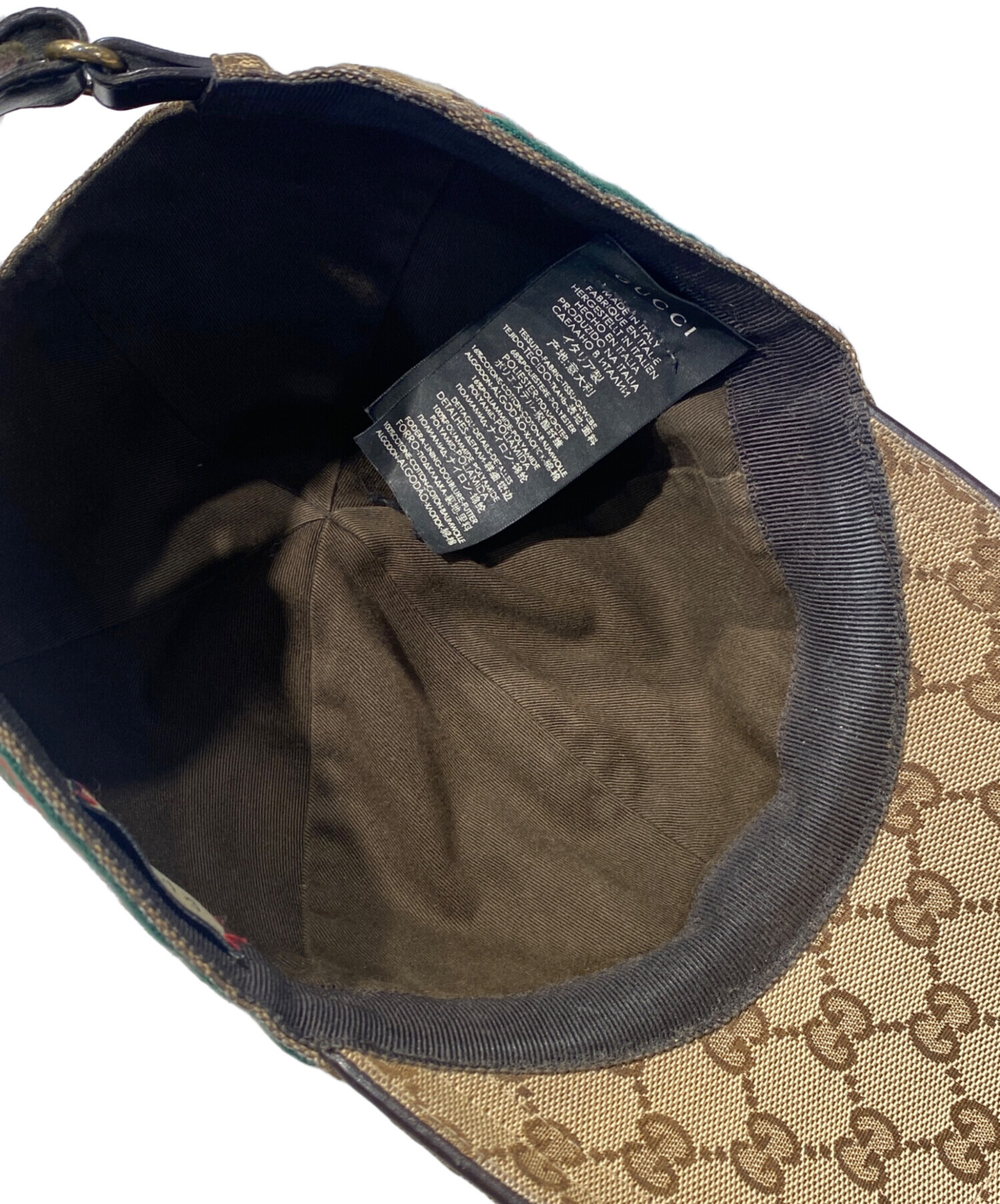 GUCCI グッチ GG シェリーライン キャップ 中古・古着通販】GUCCI (グッチ) シェリーライン GGベースボール