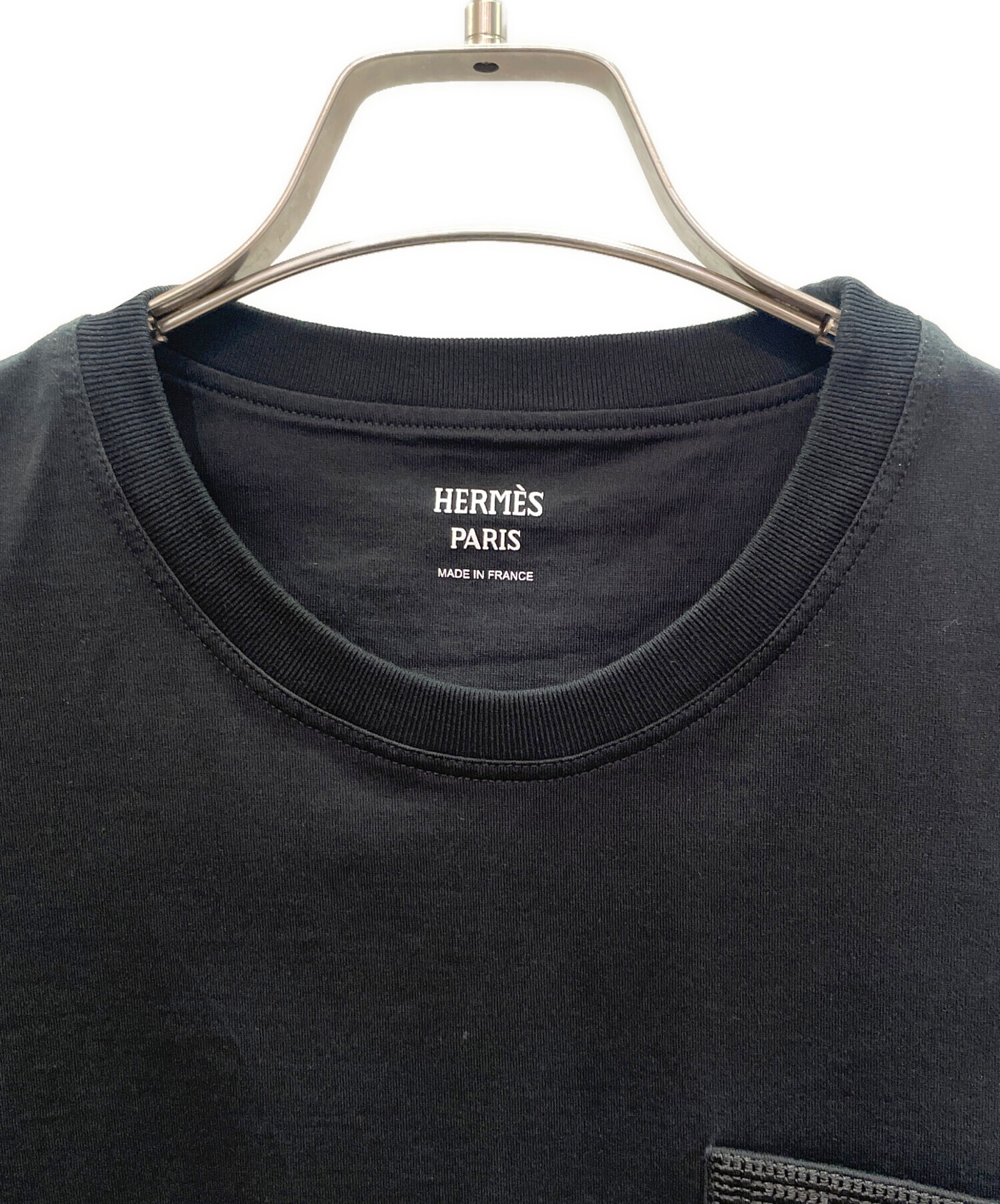 中古・古着通販】HERMES (エルメス) H-Mosaic Embroidered Pocket T