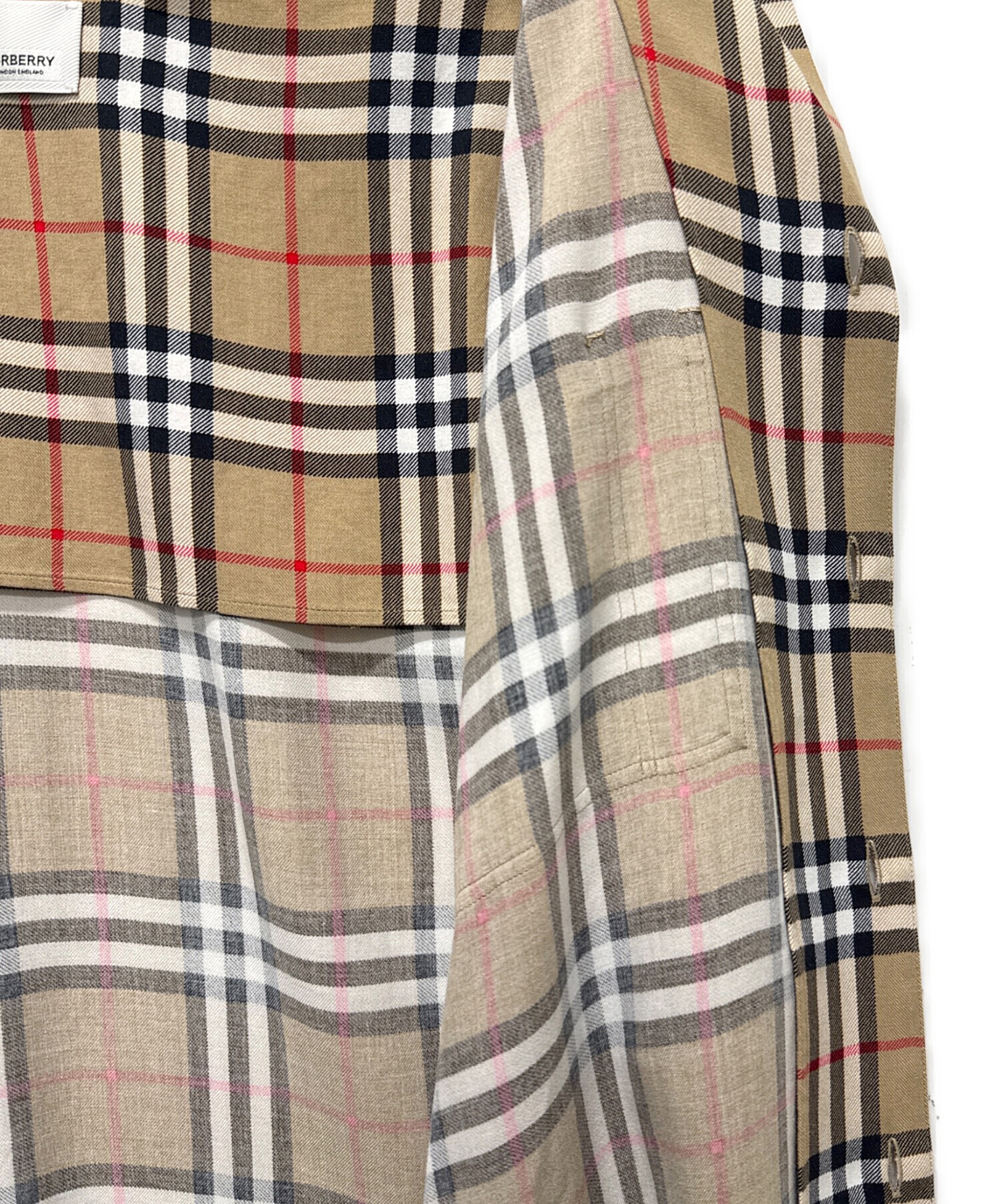 中古・古着通販】BURBERRY (バーバリー) ノバチェックシャツ ベージュ