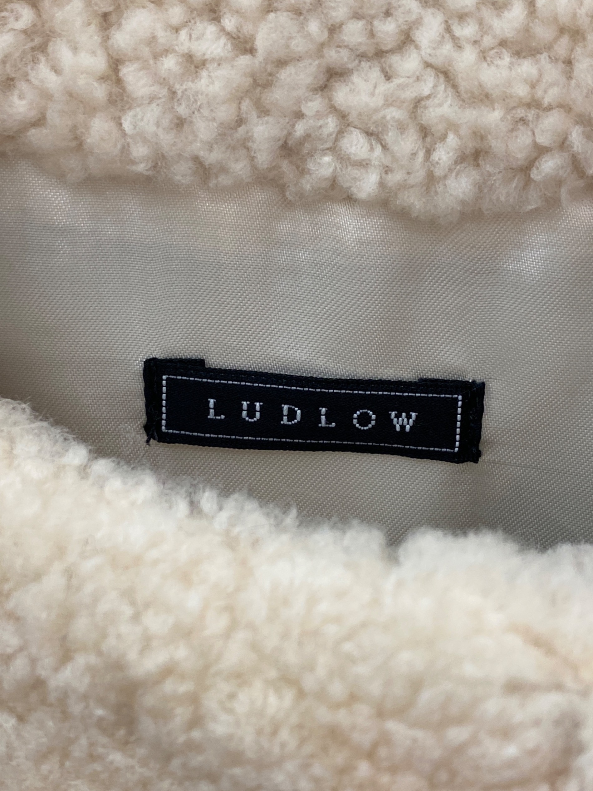 新品【LUDLOW/ラドロー】Mimoza Woolコート 中古・古着通販】LUDLOW (ラドロー) ムートンコート ピンクベージュ
