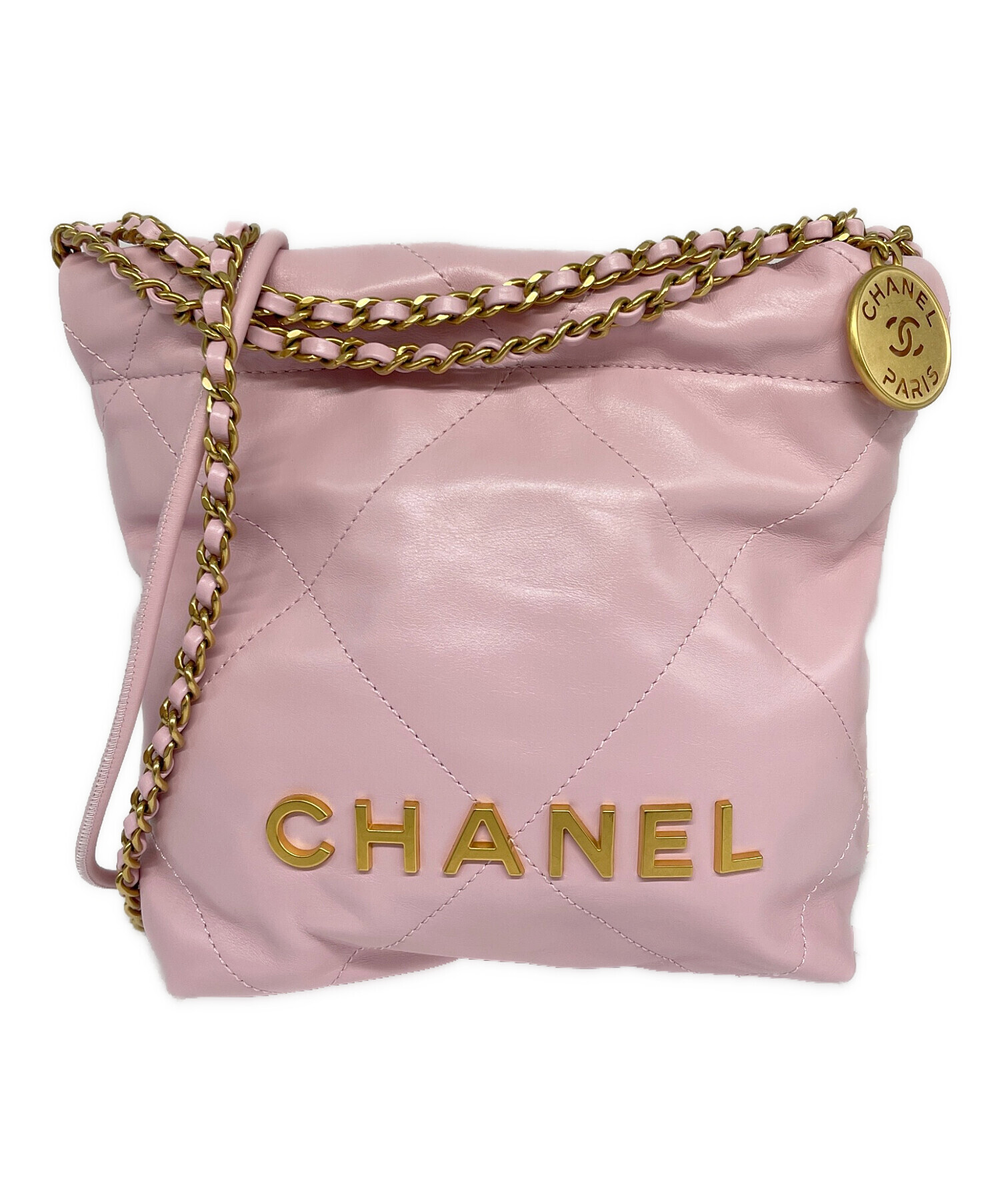 シャネル22 ミニ　未使用 CHANEL 22 ミニブラック