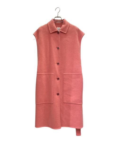 エルメス カシミヤ ロング ジレ レディース ネイビー HERMES 【中古】 【アパレル・小物】 ダブルフェイス ロング ジレ カシミヤ ネイビー エルメス – RECLO