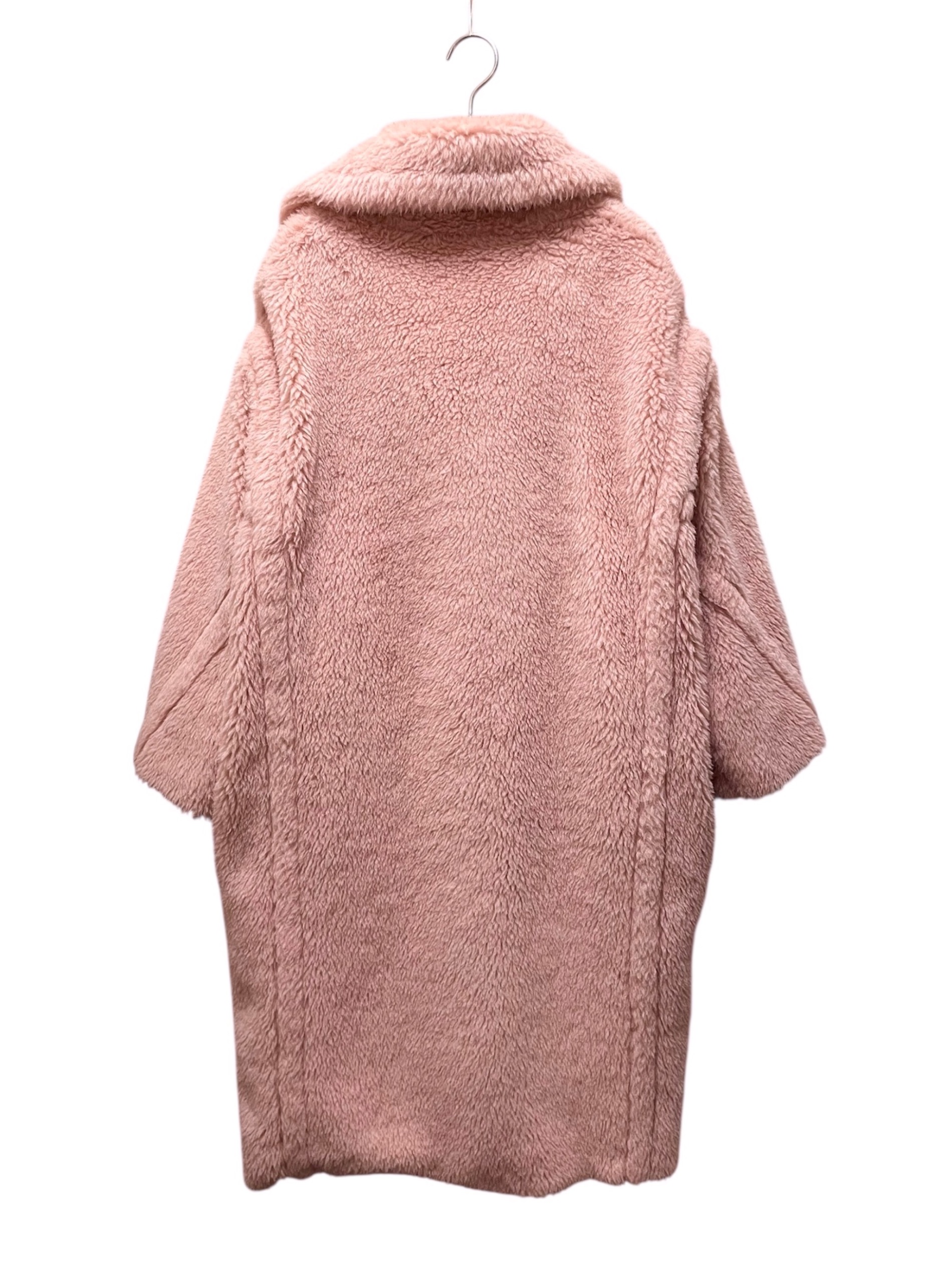 中古・古着通販】MaxMara (マックスマーラ) テディベアコート ピンク