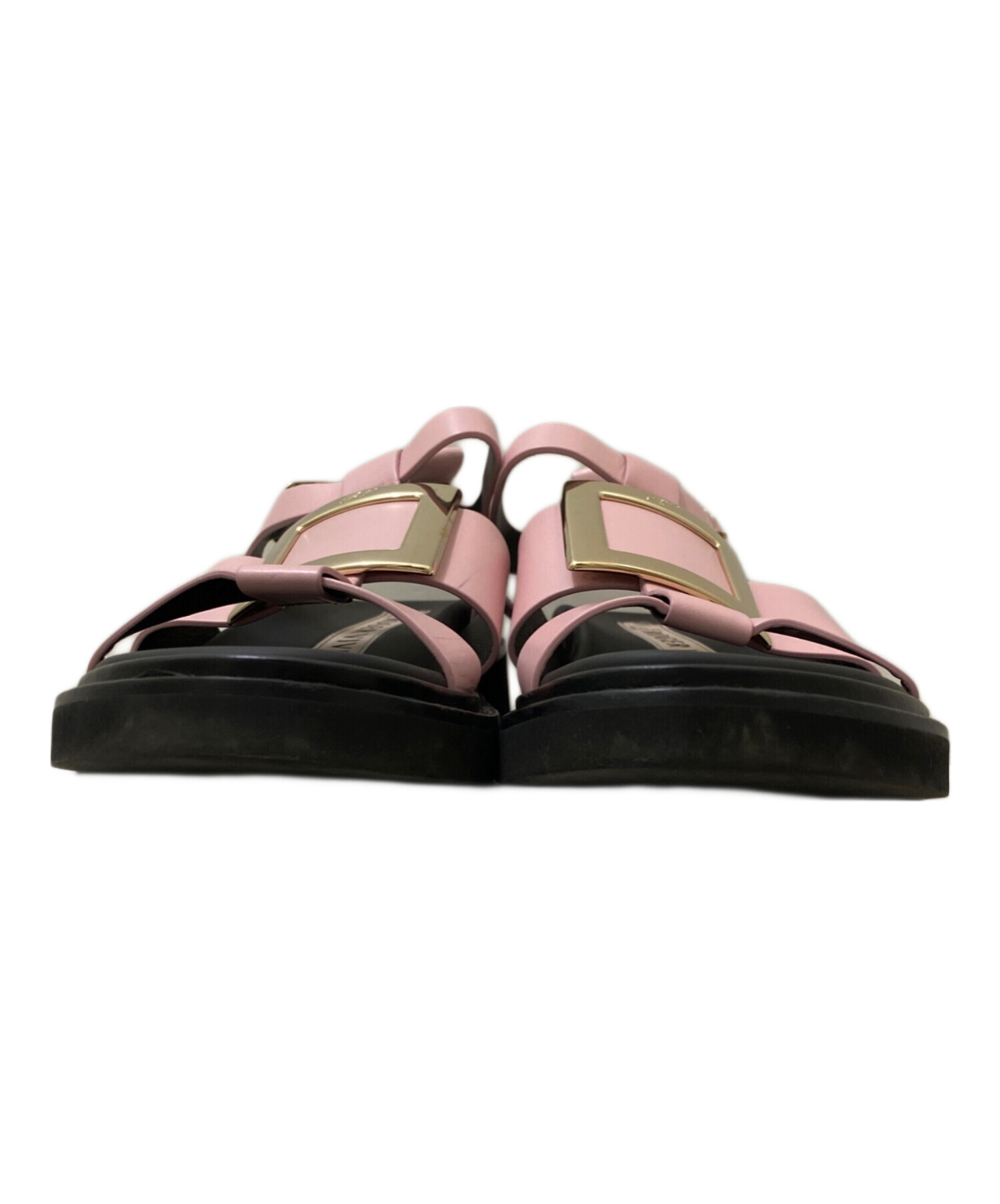 【未使用級】 Roger Vivier レザー サンダル レッド バレンタイン 中古・古着通販】Roger Vivier (ロジェ ヴィヴィエ) ヴィヴ レンジャー