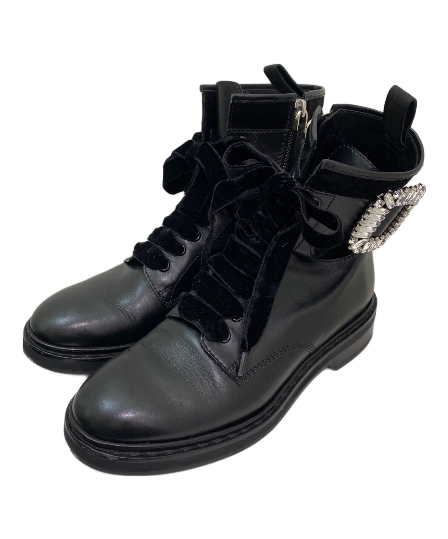 Roger VIVIER美品‼️ブーツ 中古・古着通販】Roger Vivier (ロジェ ヴィヴィエ) レースアップ