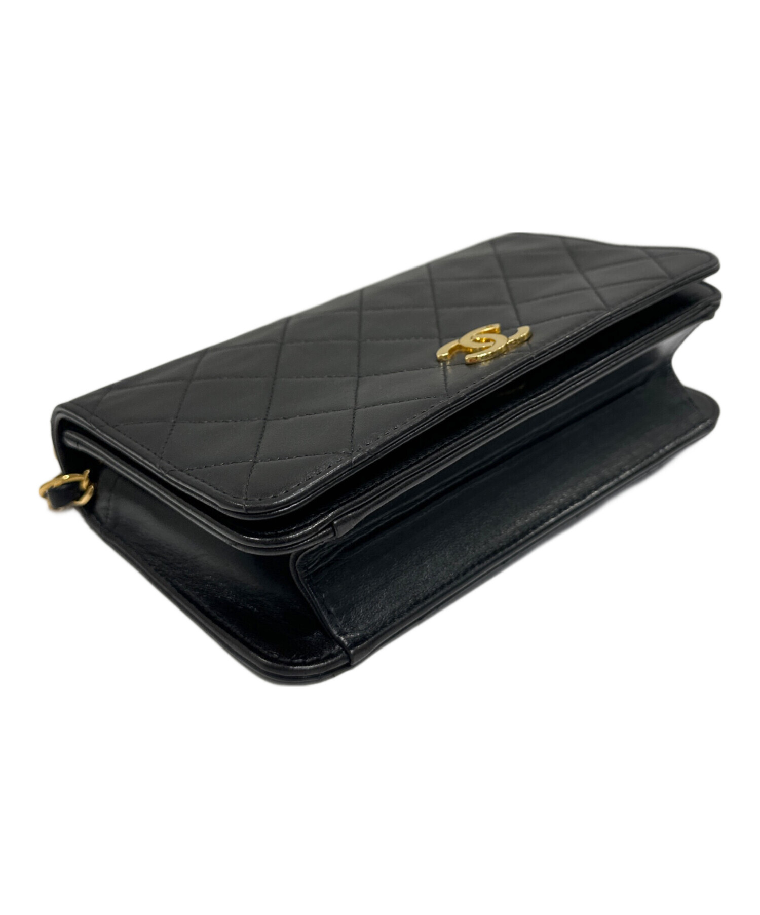 シャネル CHANEL 3番台 プッシュロック マトラッセ ショルダーバッグ【中古】 中古・古着通販】CHANEL (シャネル) マトラッセ プッシュロック