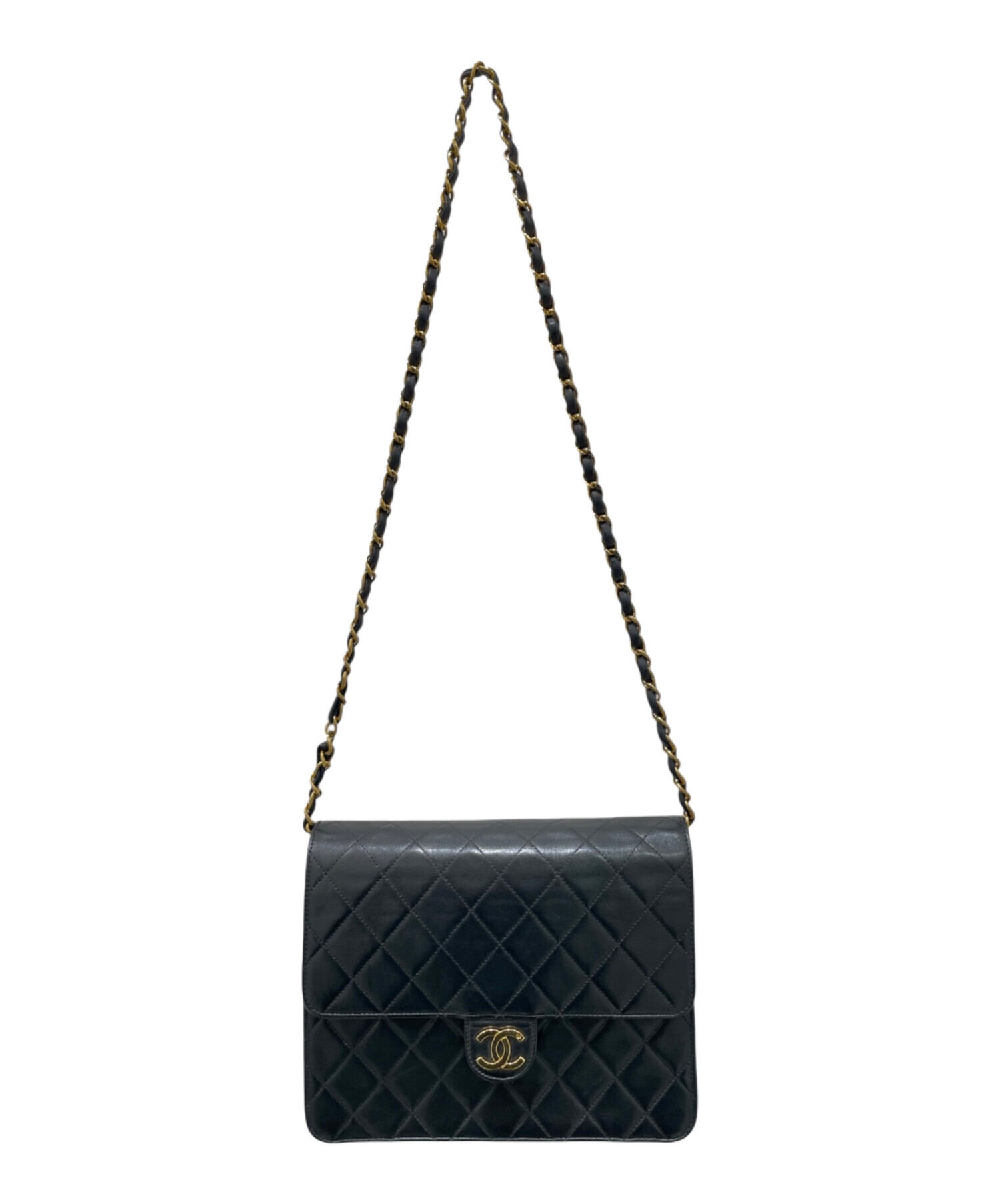 中古・古着通販】CHANEL (シャネル) プッシュロックチェーンショルダー