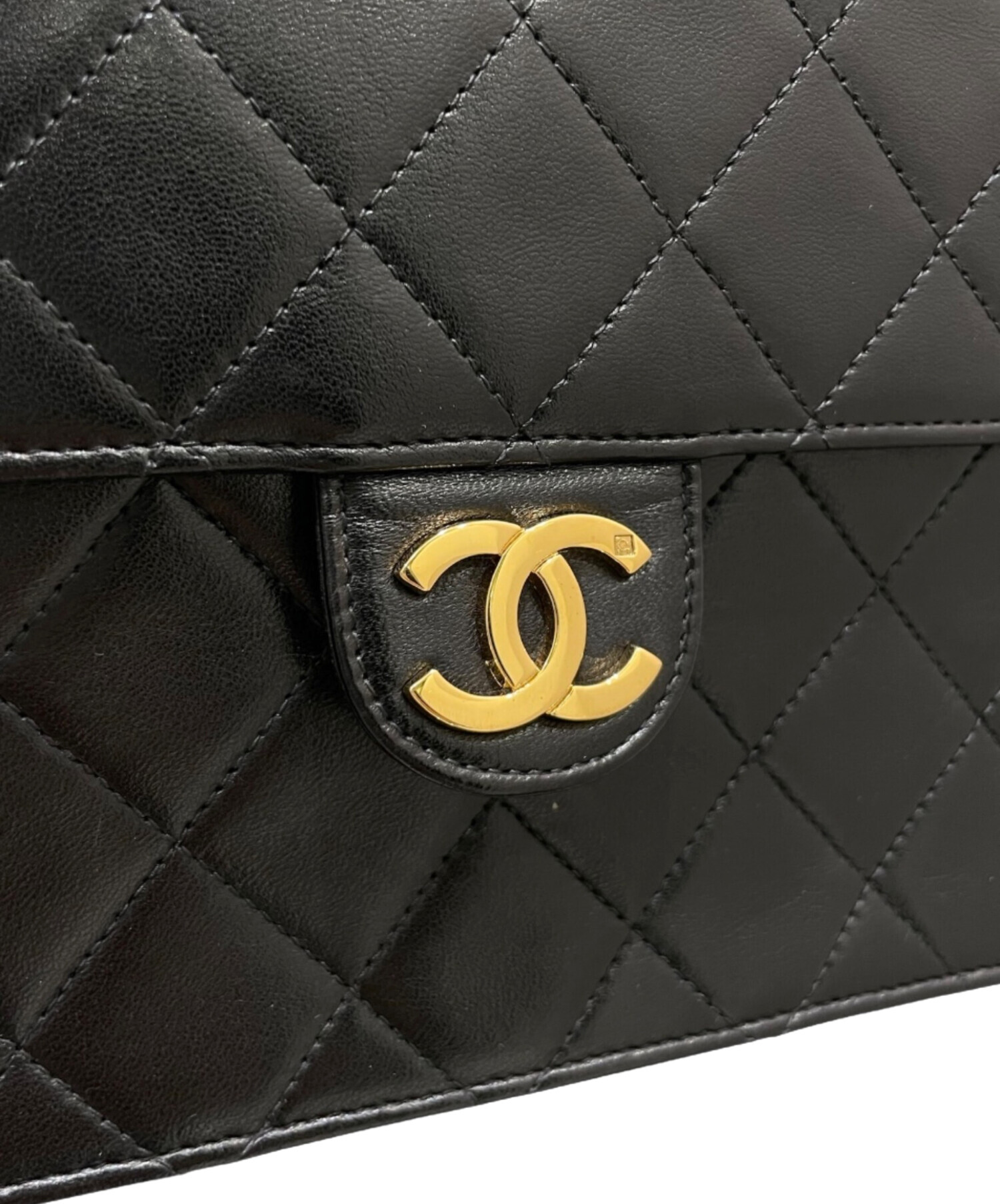 中古・古着通販】CHANEL (シャネル) プッシュロックチェーンショルダー