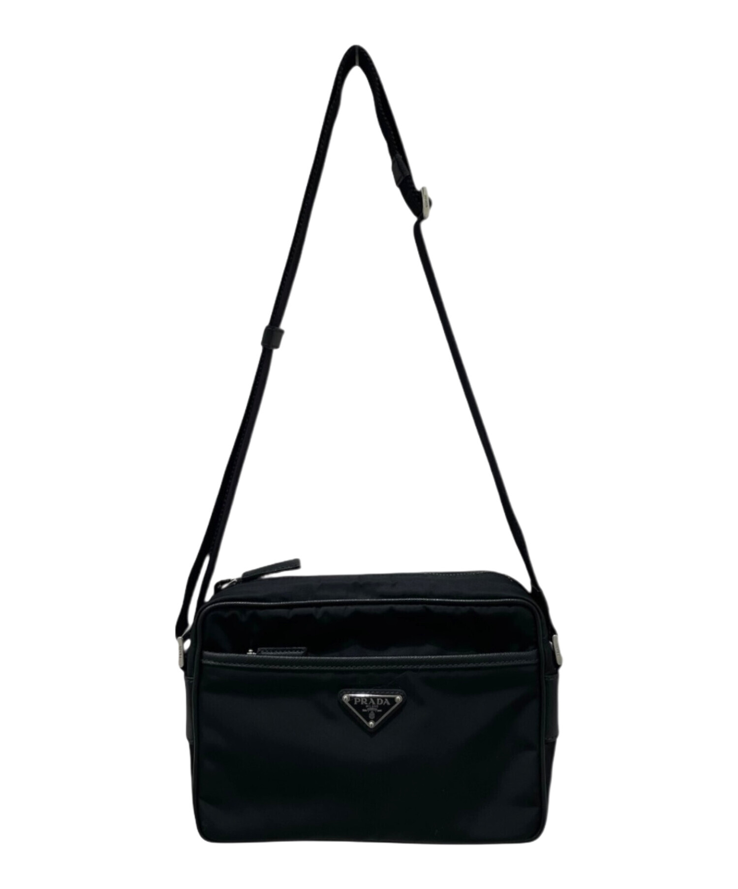 中古・古着通販】PRADA (プラダ) サフィアーノレザー ショルダーバッグ